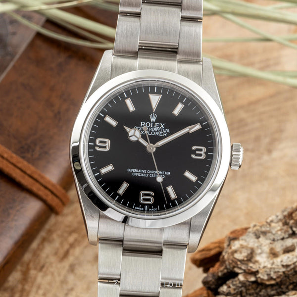 Rolex Explorer acier automatique montre pour hommes 114270  [2300399]