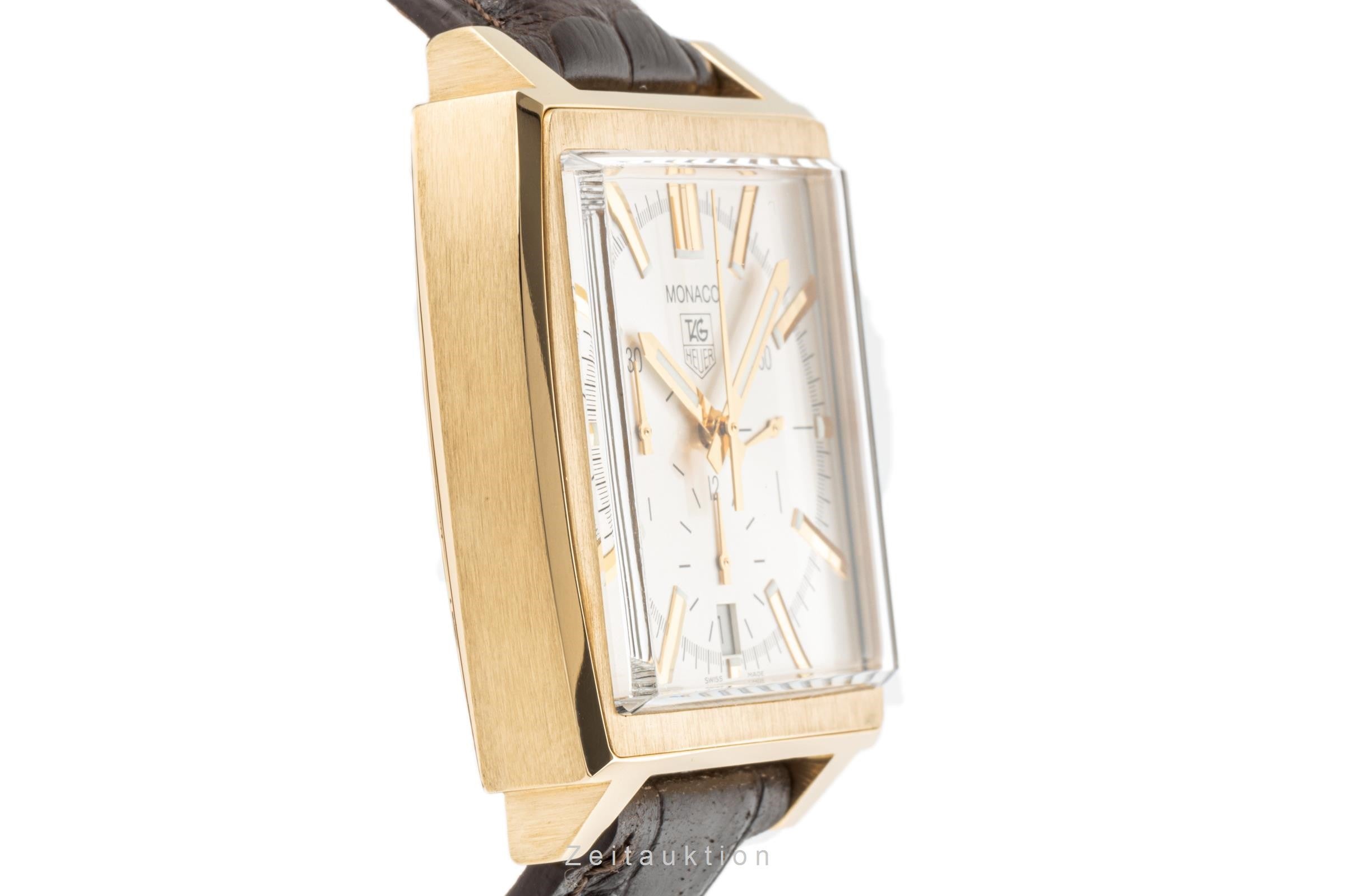 Tag Heuer Monaco chronograph 18 ct gold automatic men's watch CW5140  [2300486]