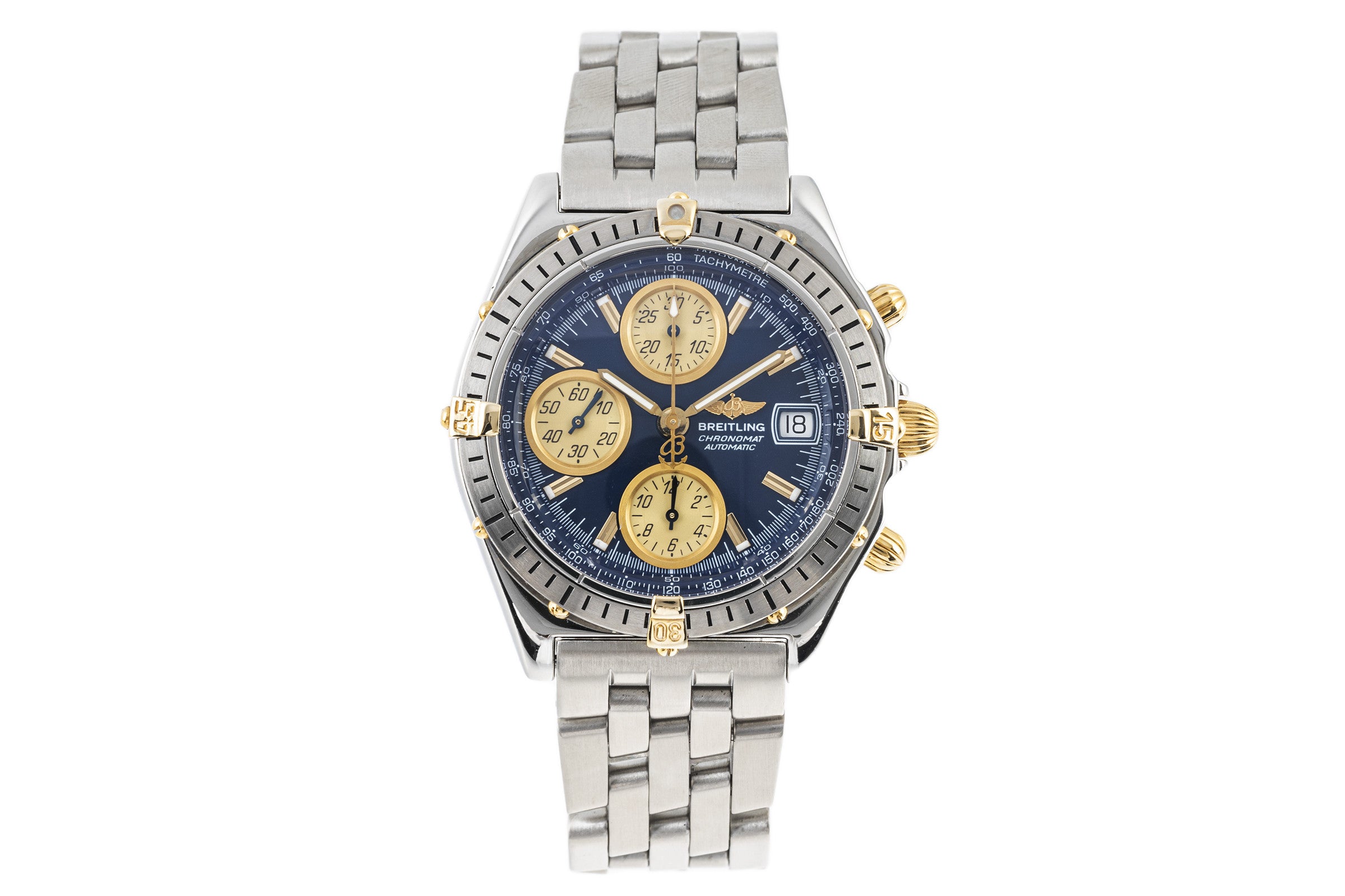 Breitling Chronomat Chronograph Stahl / vergoldet Automatik Ref.  B13048  [2300505]