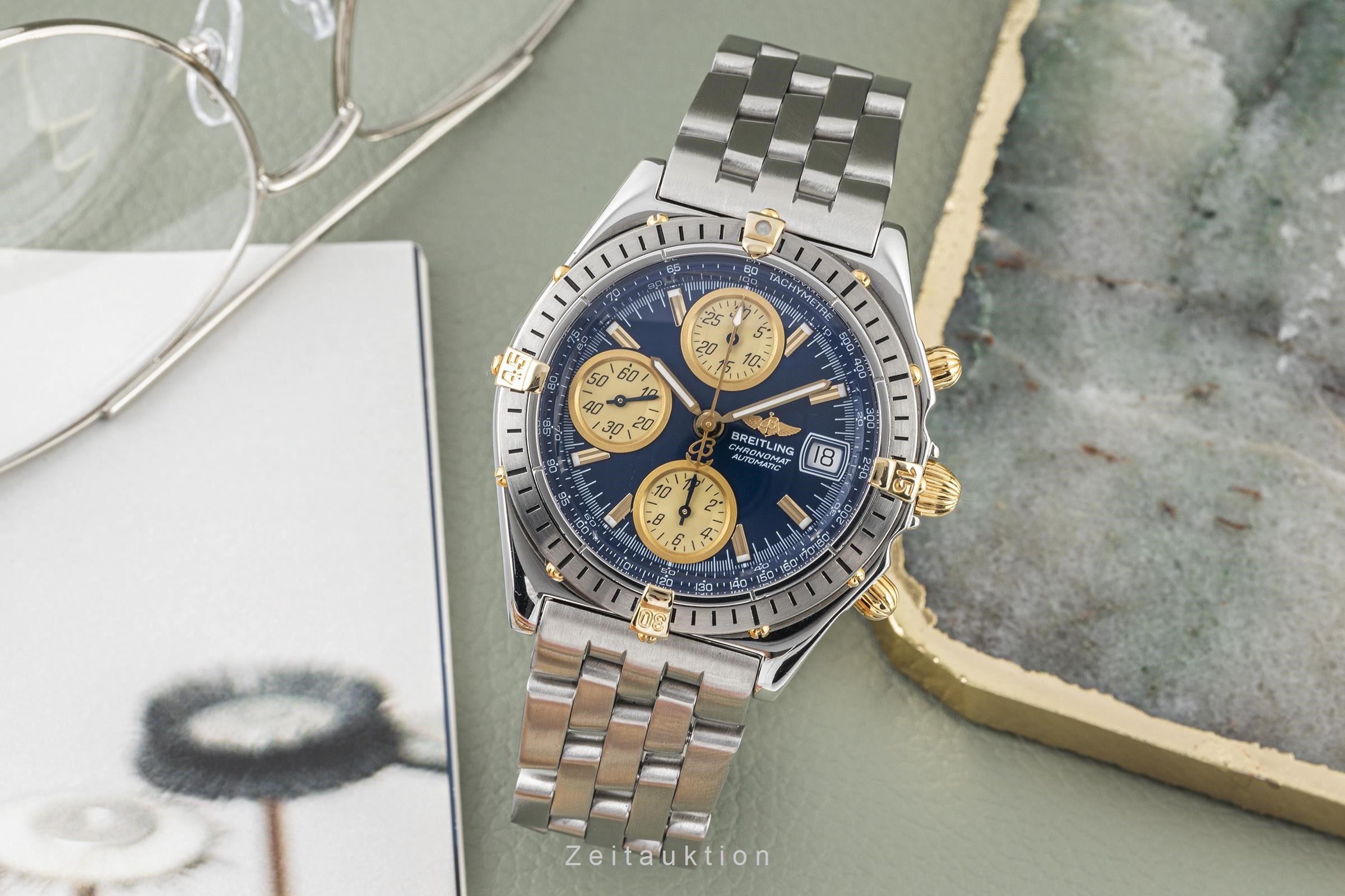 Breitling Chronomat Chronograph Stahl / vergoldet Automatik Ref.  B13048  [2300505]