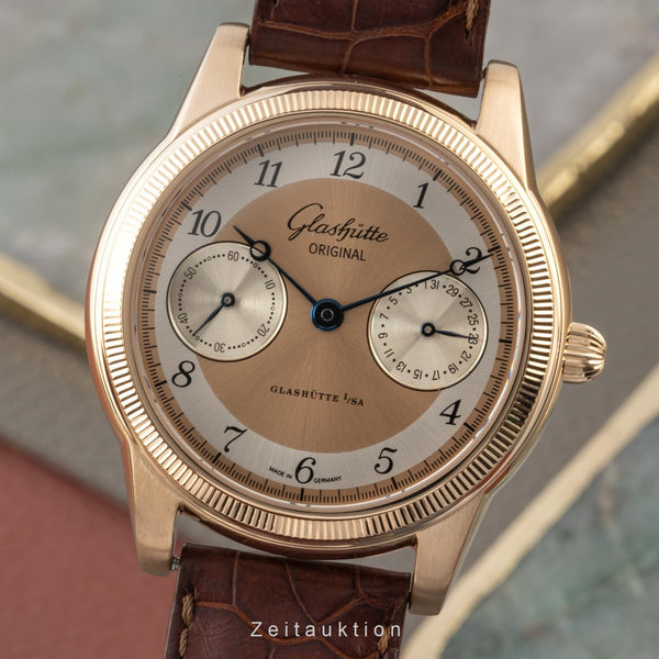 Glashütte 1845 oro de 18 quilates cuerda manual reloj para caballeros 1-49-02-02-02-04  [2300514]