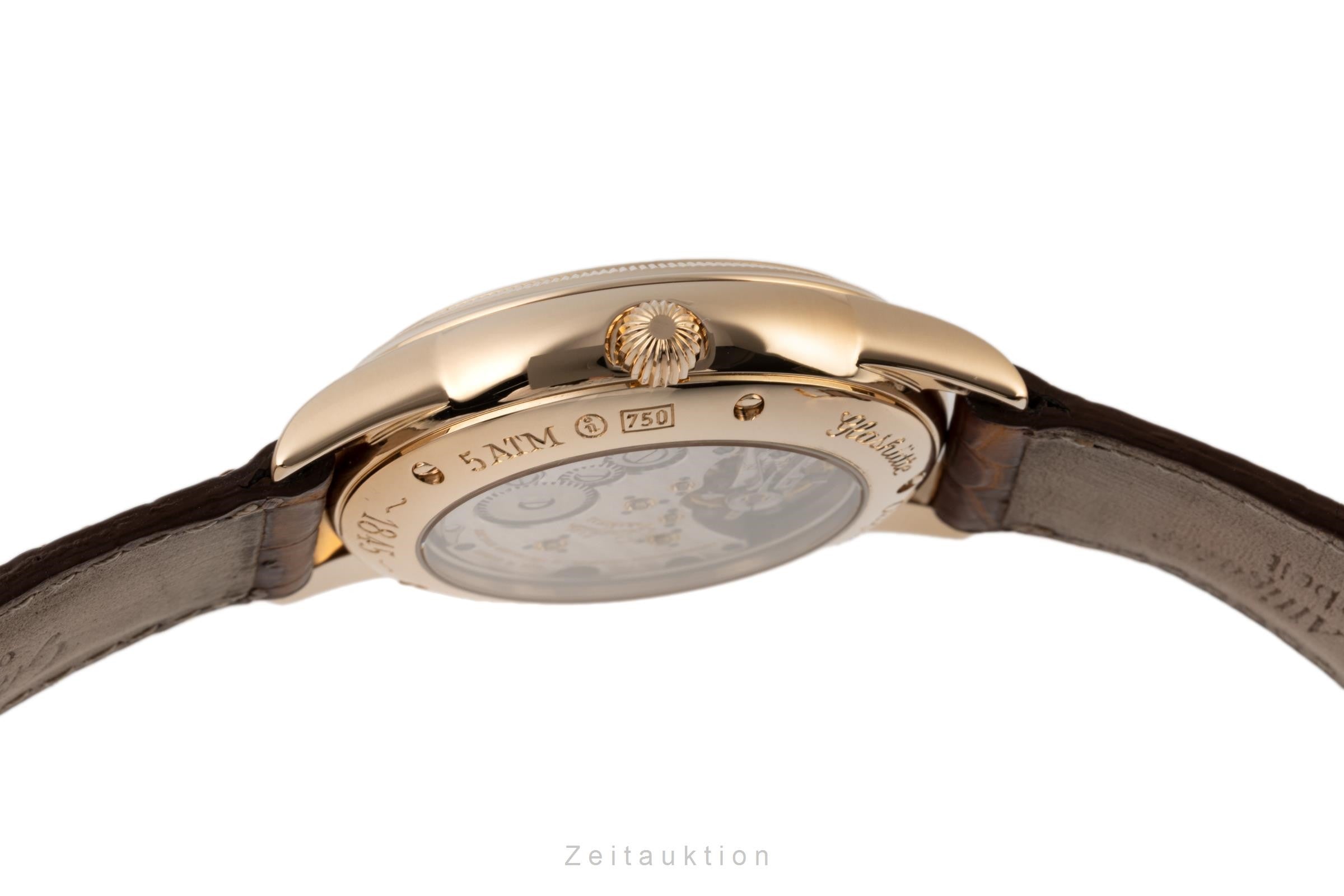 Glashütte 1845 oro de 18 quilates cuerda manual reloj para caballeros 1-49-02-02-02-04  [2300514]