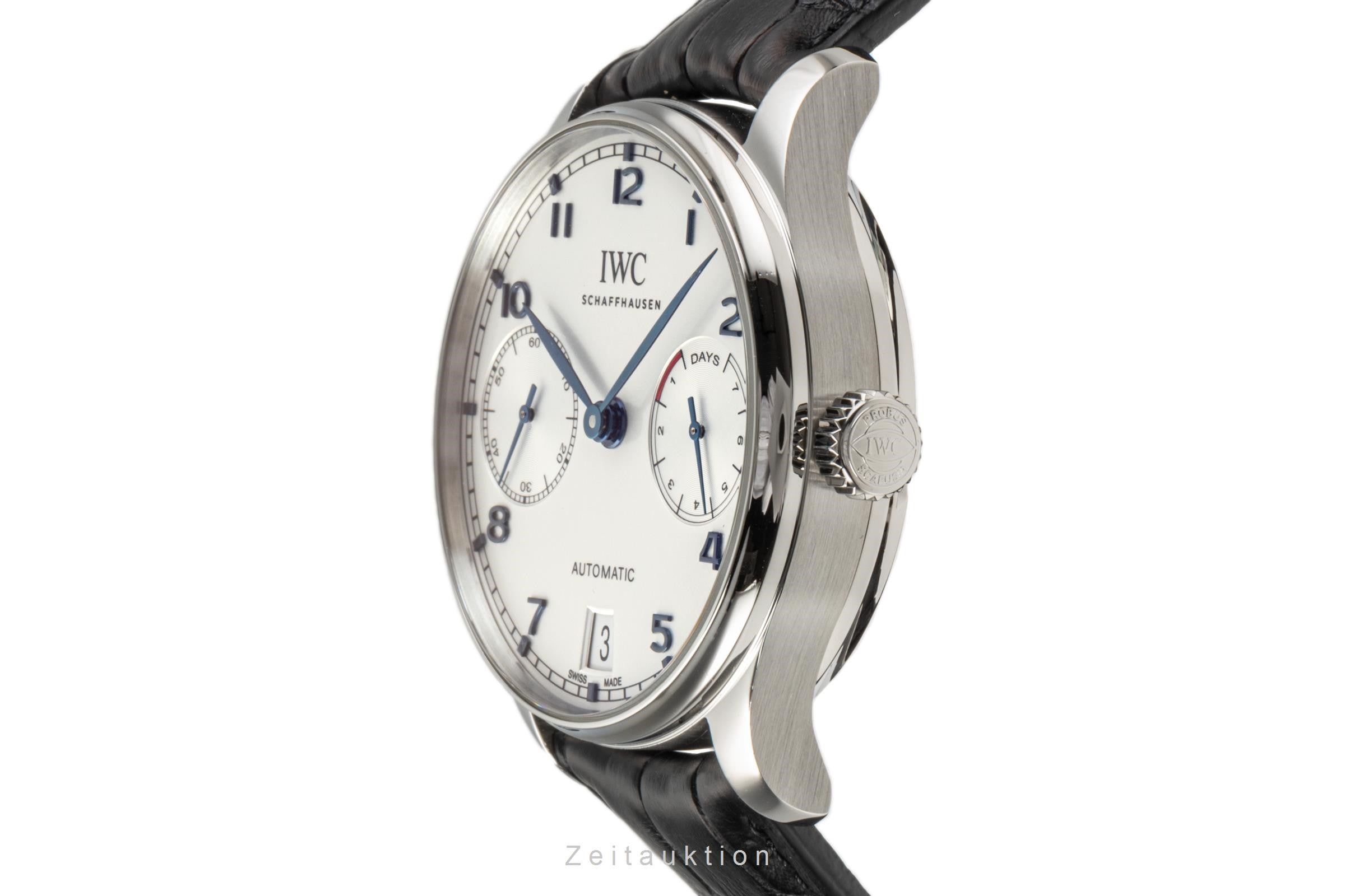 IWC Portugieser acero automático reloj para caballeros IW500705 LP: 12800EUR  [2300558]