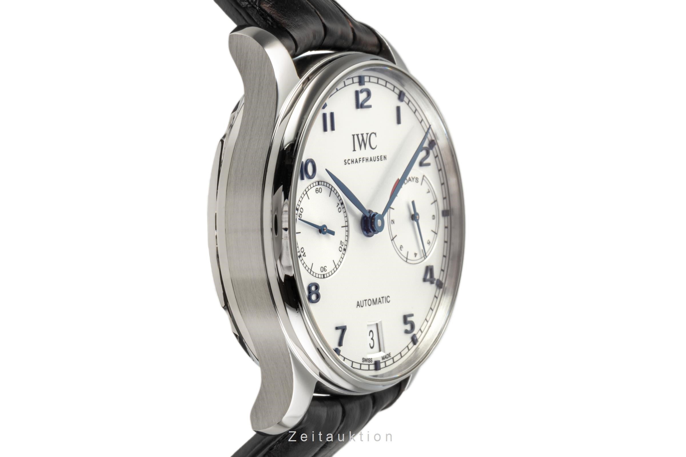 IWC Portugieser acero automático reloj para caballeros IW500705 LP: 12800EUR  [2300558]