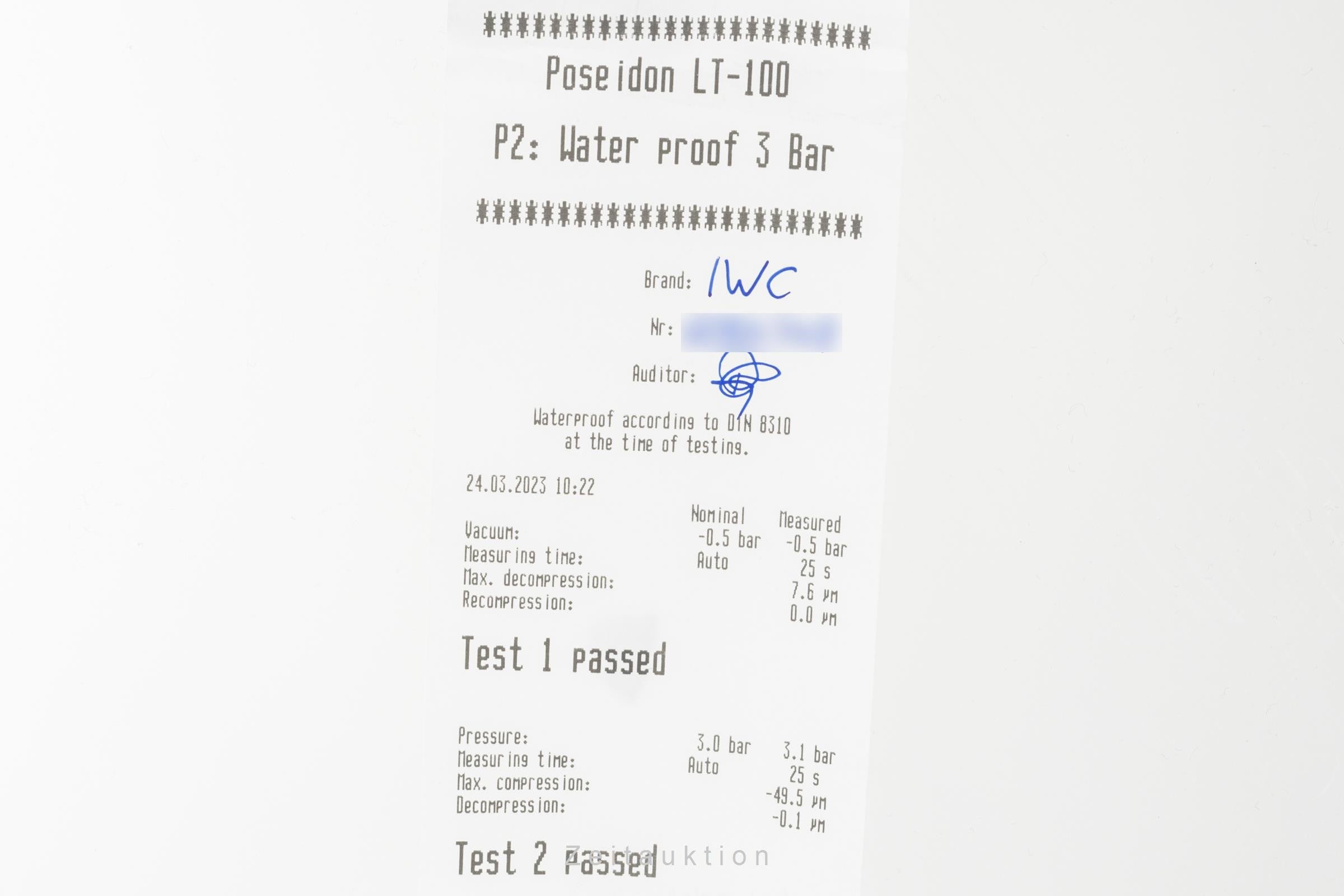 IWC Portugieser acero automático reloj para caballeros IW500705 LP: 12800EUR  [2300558]