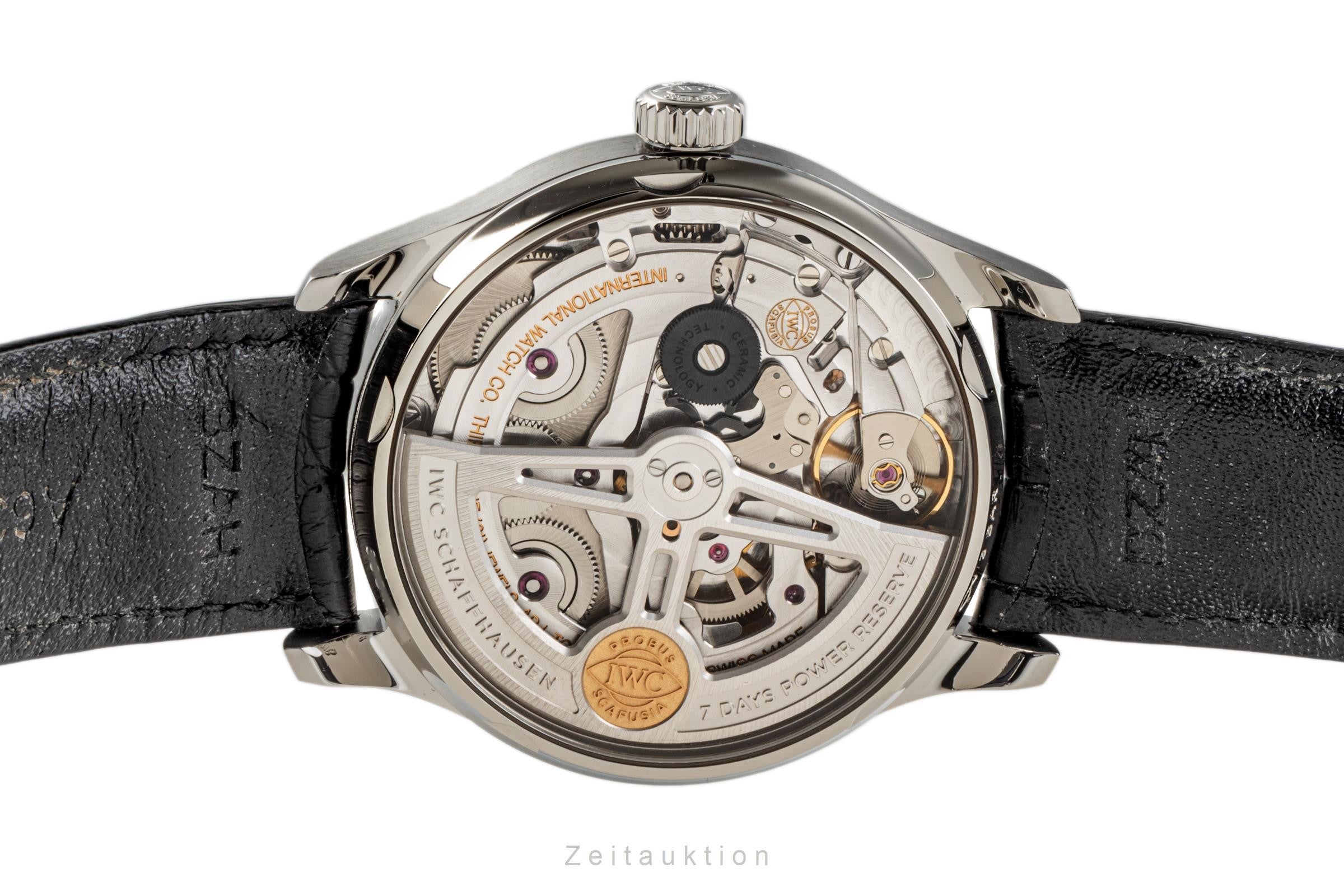 IWC Portugieser acero automático reloj para caballeros IW500705 LP: 12800EUR  [2300558]