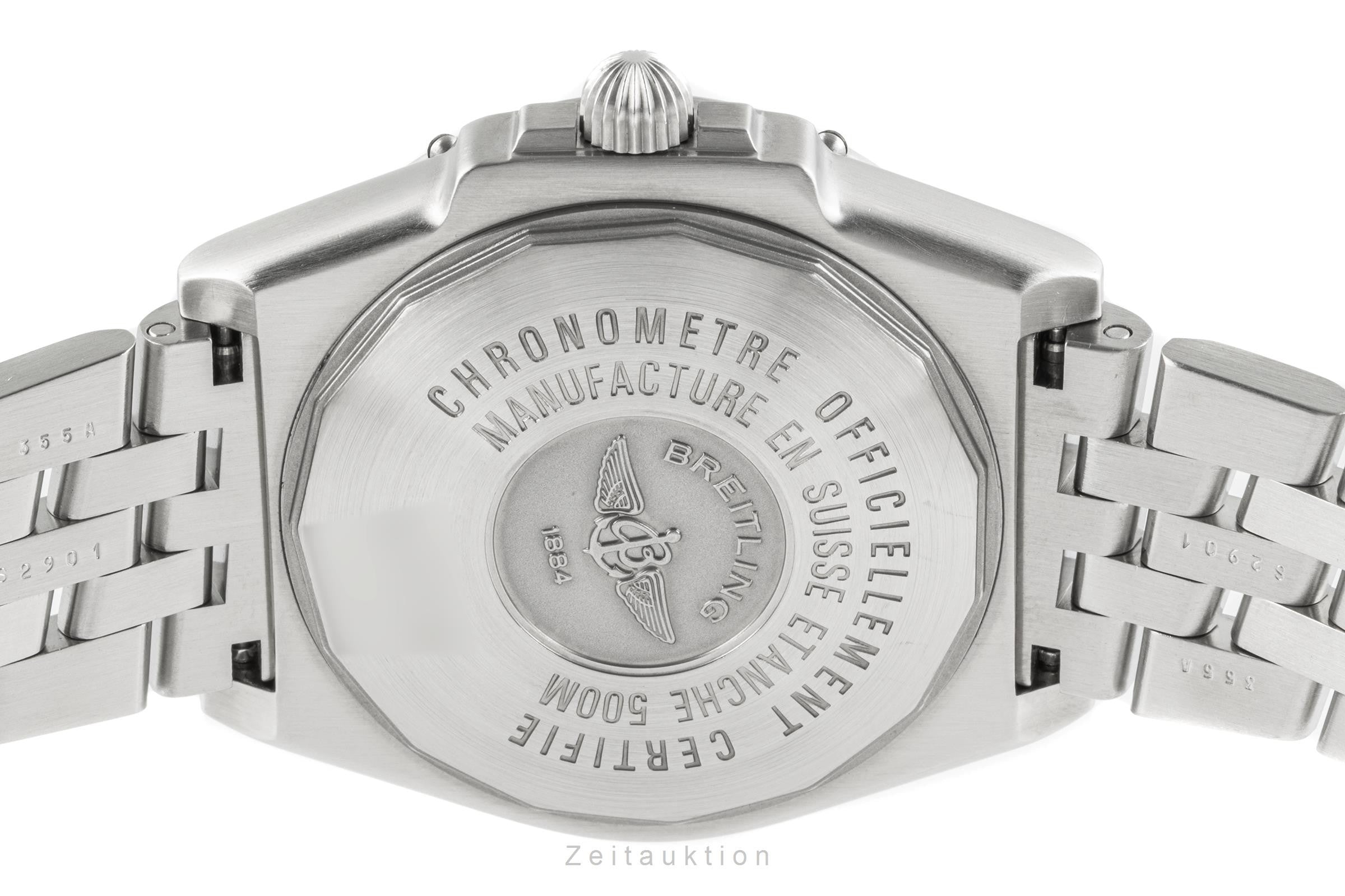 Breitling Headwind Day-Date Blue Dial Automatik Edelstahl Herrenuhr Ref. A45355 [2300593]