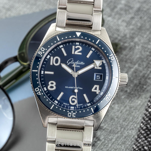 Glashütte SeaQ steel automatic men's watch 139-11-09-81-70 LP: 11100EUR  [2300595]