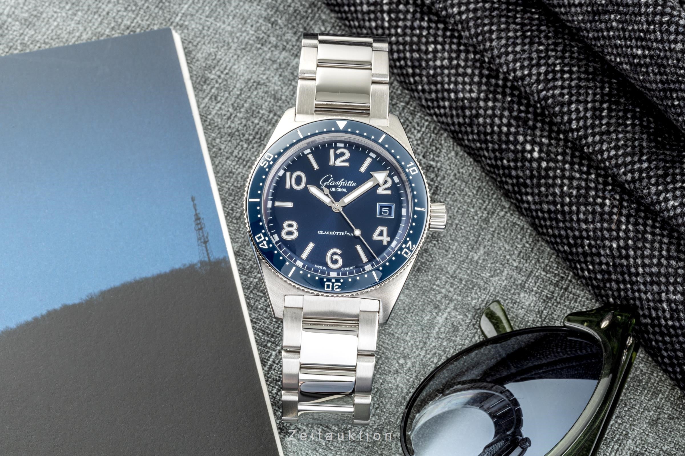 Glashütte SeaQ steel automatic men's watch 139-11-09-81-70 LP: 11100EUR  [2300595]