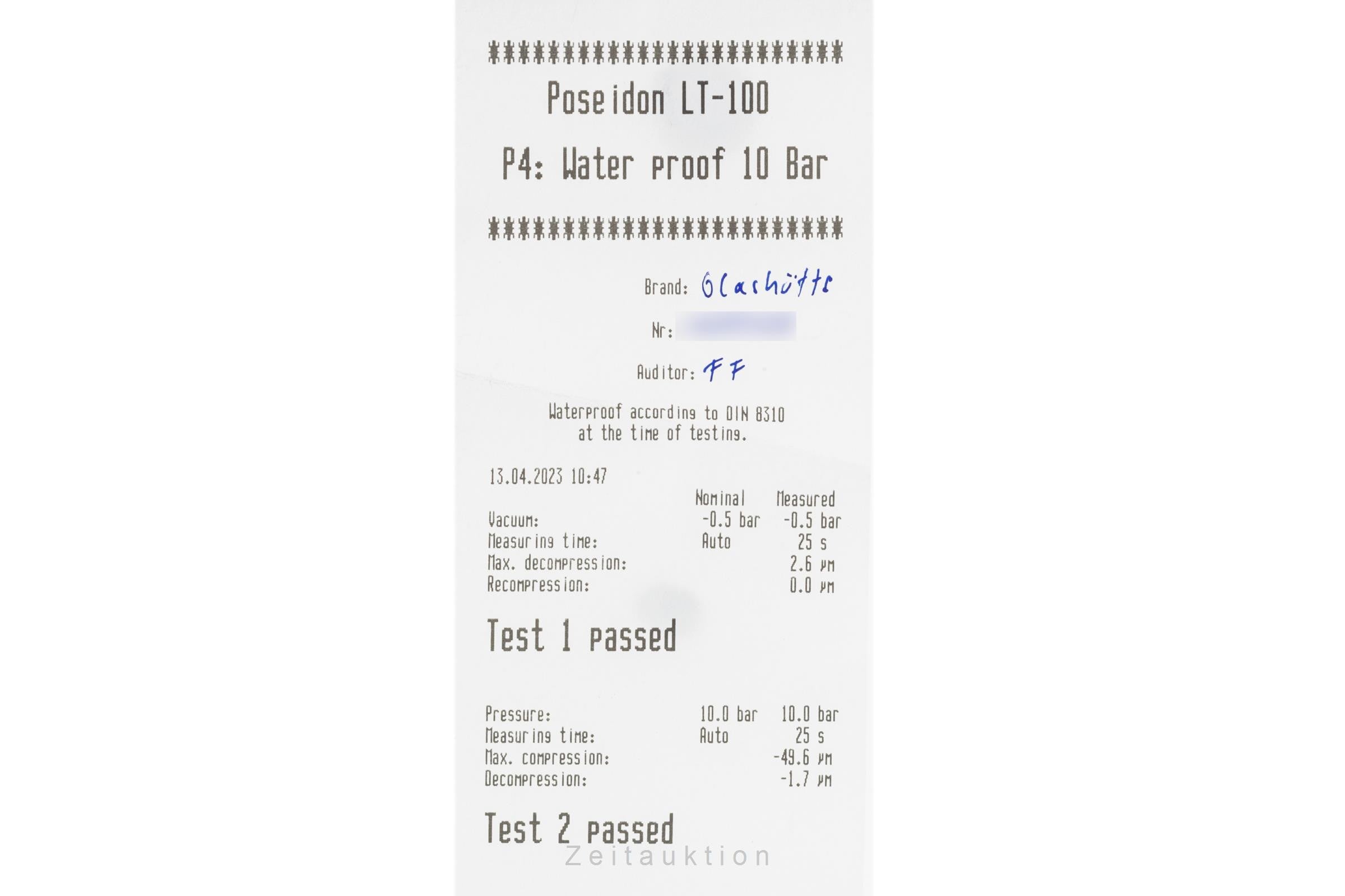 Glashütte SeaQ steel automatic men's watch 139-11-09-81-70 LP: 11100EUR  [2300595]