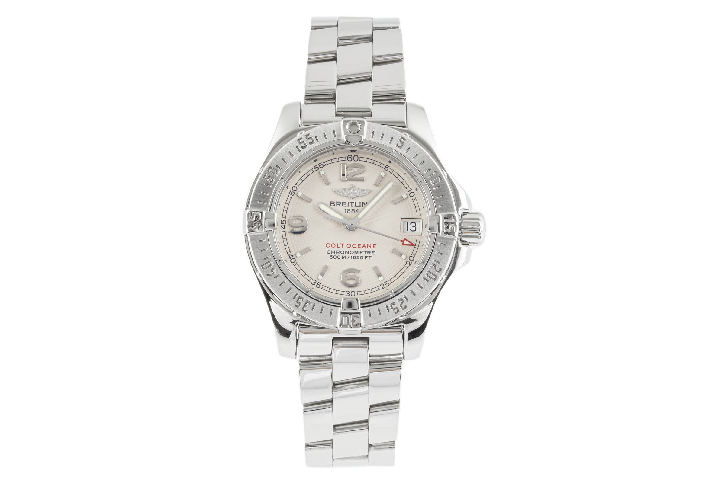 Breitling Colt Oceane Chronometer Datum Lady Edelstahl Damenuhr Ref. A77380 [2300633]