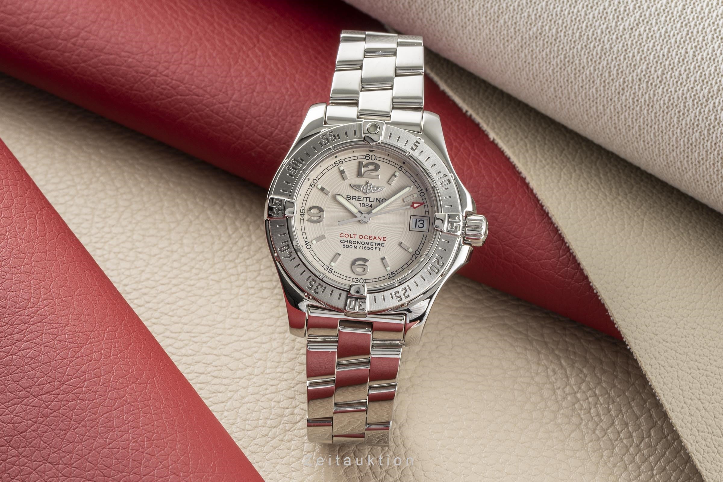 Breitling Colt Oceane Chronometer Datum Lady Edelstahl Damenuhr Ref. A77380 [2300633]