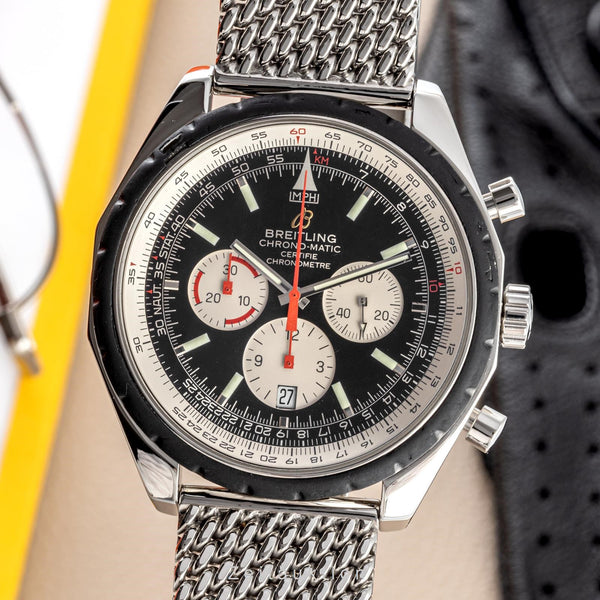 Breitling Chrono-Matic cronógrafo acero automático reloj para caballeros A14360 LP: 5180EUR  [2300642]