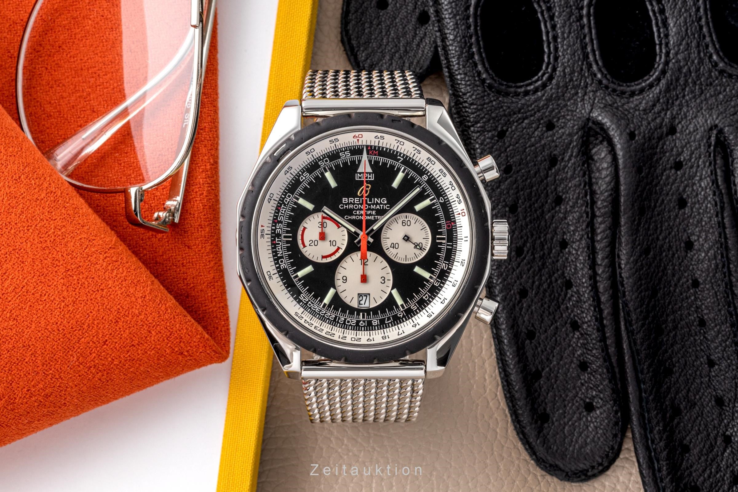 Breitling Chrono-Matic cronógrafo acero automático reloj para caballeros A14360 LP: 5180EUR  [2300642]