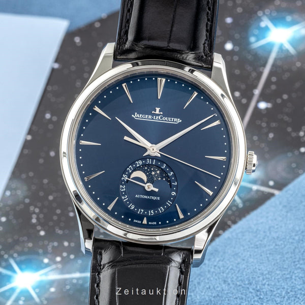 Jaeger LeCoultre Master Ultra Thin Moon Blue Automatik Q1368480 NP: 12400,- € [2300700]