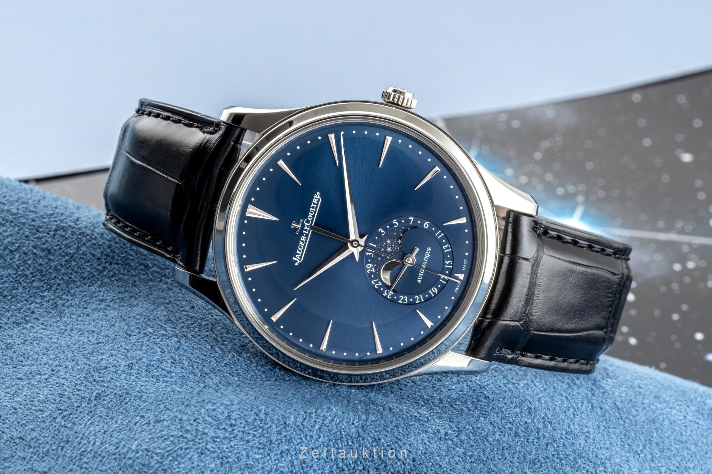 Jaeger LeCoultre Master Ultra Thin Moon Blue Automatik Q1368480 NP: 12400,- € [2300700]