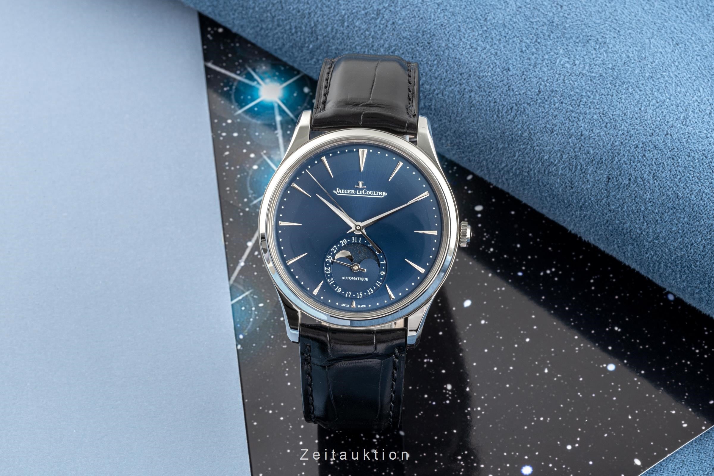 Jaeger LeCoultre Master Ultra Thin Moon Blue Automatik Q1368480 NP: 12400,- € [2300700]