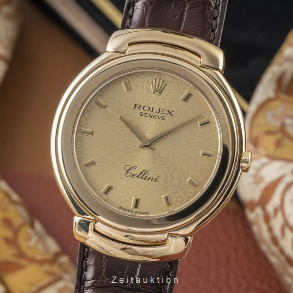Rolex Cellini or 18 ct quartz montre pour hommes 6623  [2300701]