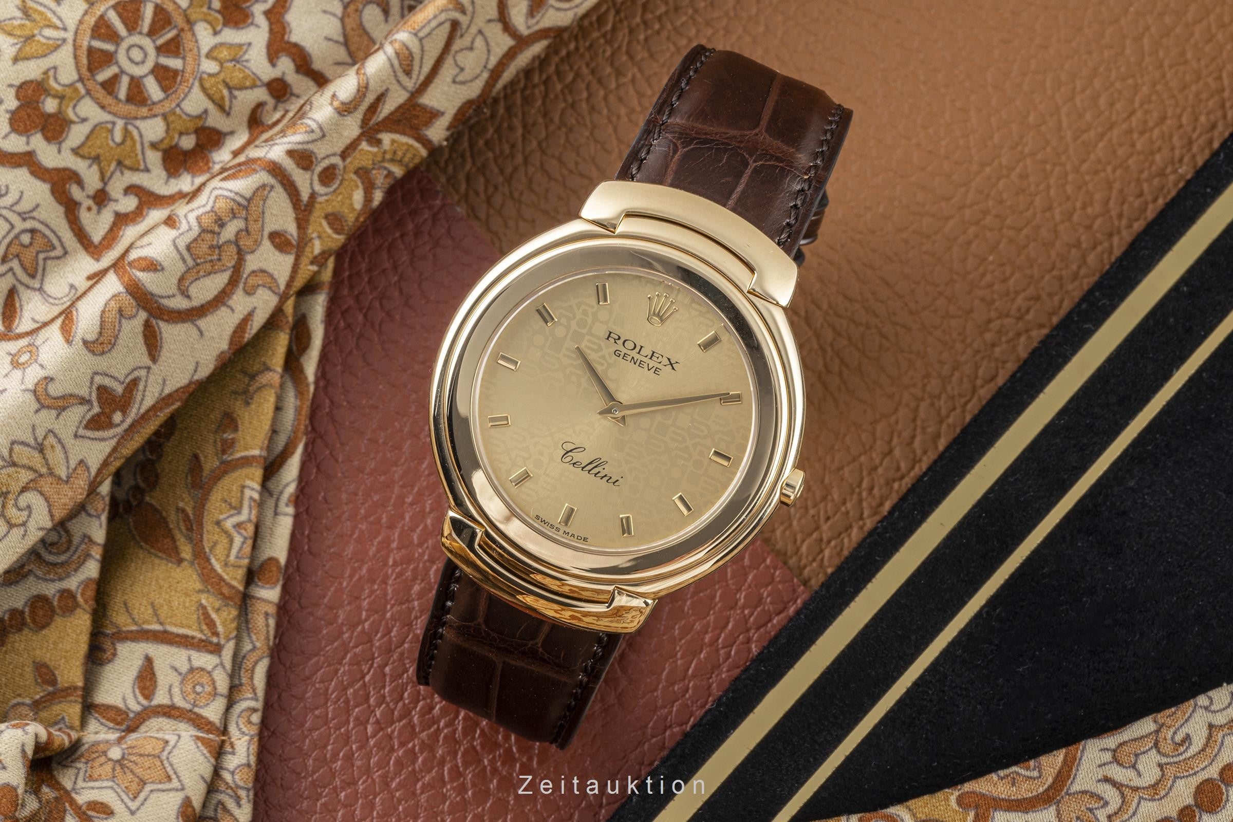 Rolex Cellini or 18 ct quartz montre pour hommes 6623  [2300701]