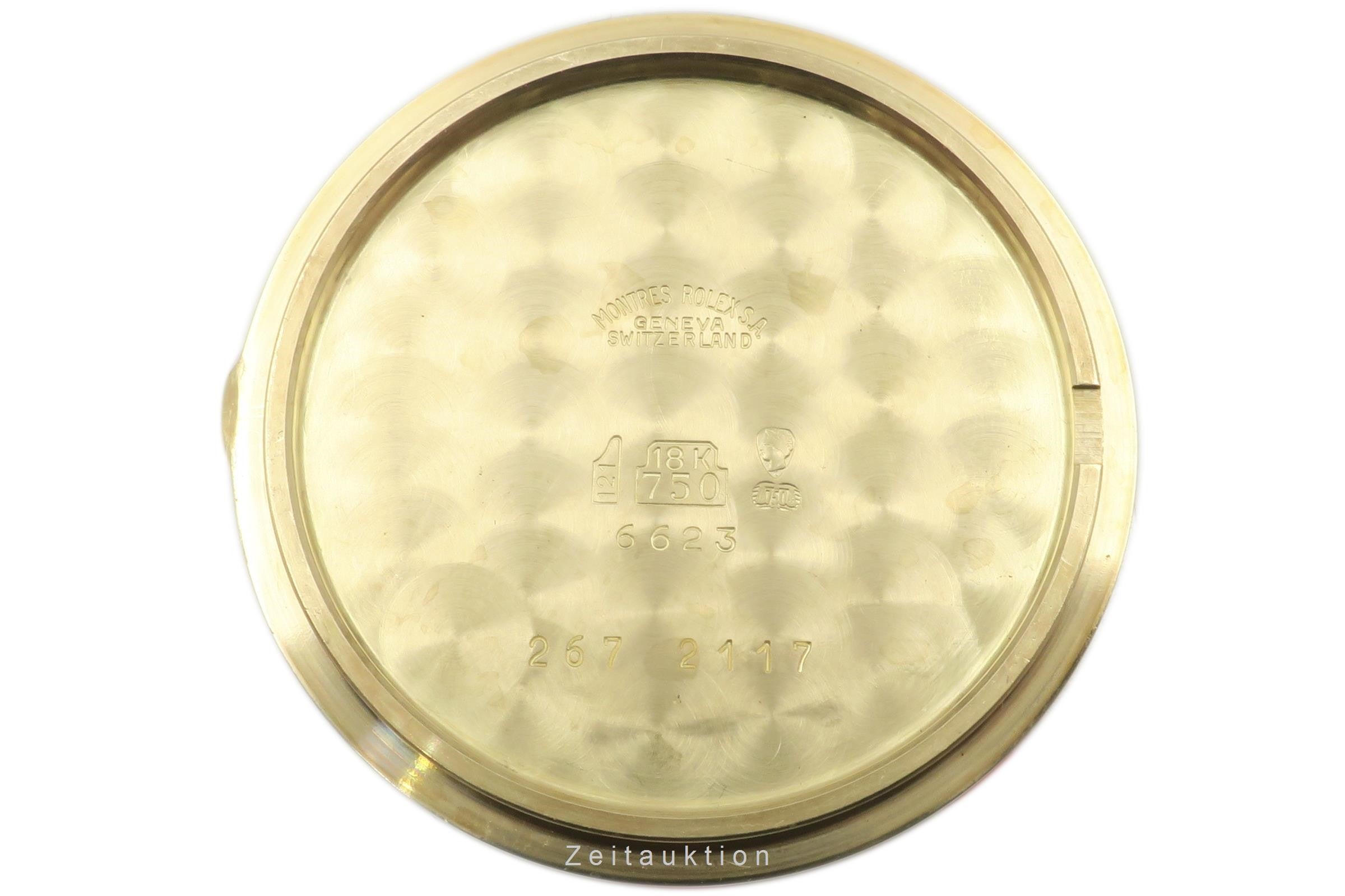 Rolex Cellini or 18 ct quartz montre pour hommes 6623  [2300701]