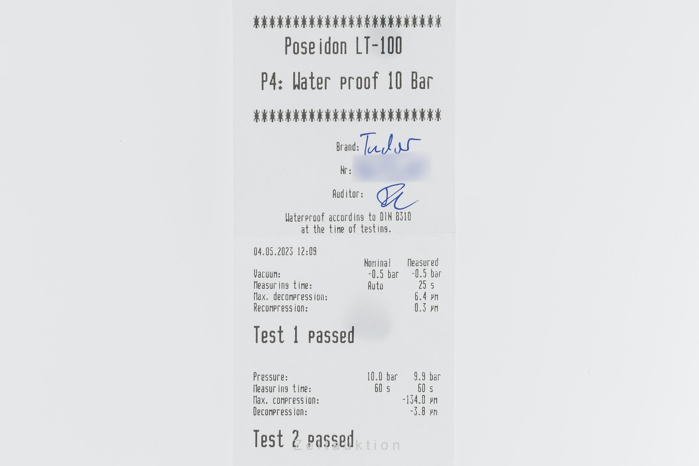 Tudor Submariner Date Edelstahl Automatik Herrenuhr Ref. 9411/0 Vintage  [2300713]