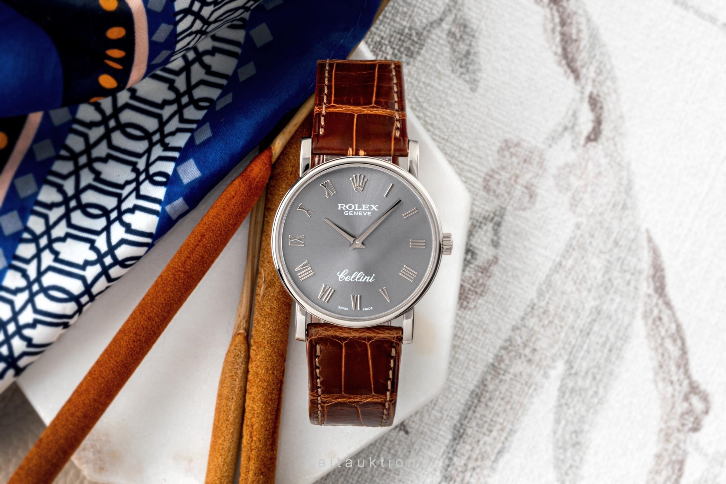 Rolex Cellini 18 ct white gold manual winding Kal. 1602 Ref. 5115