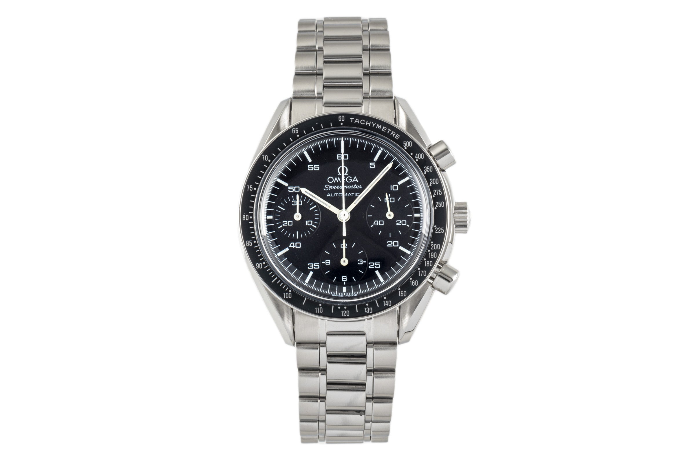 Omega Speedmaster chronograph steel automatic men's watch 175.0032, 175.0033, 3510.50.00 LP: 5900EUR  [2300808]
