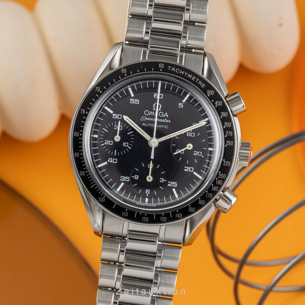 Omega Speedmaster chronograph steel automatic men's watch 175.0032, 175.0033, 3510.50.00 LP: 5900EUR  [2300808]