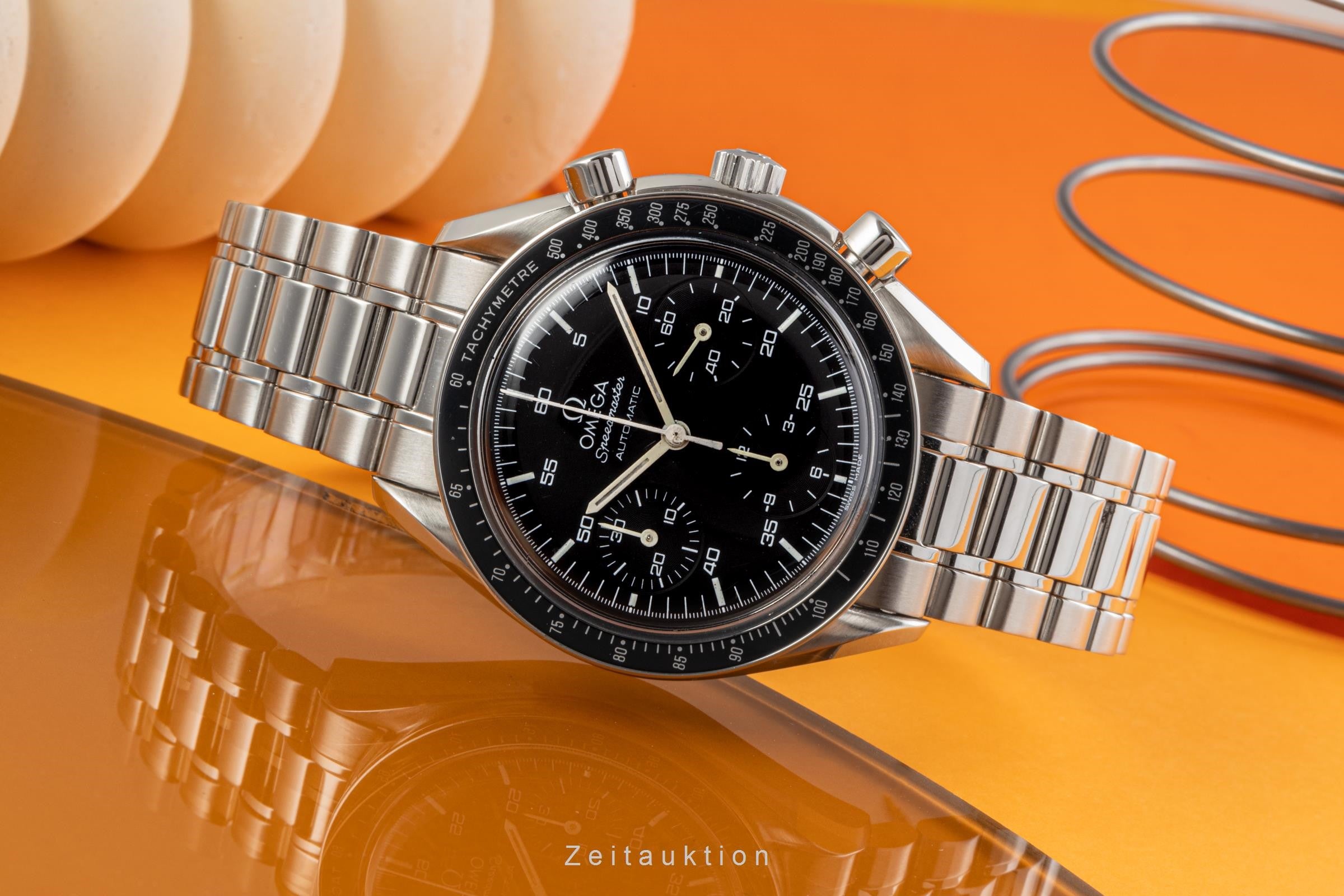 Omega Speedmaster chronograph steel automatic men's watch 175.0032, 175.0033, 3510.50.00 LP: 5900EUR  [2300808]