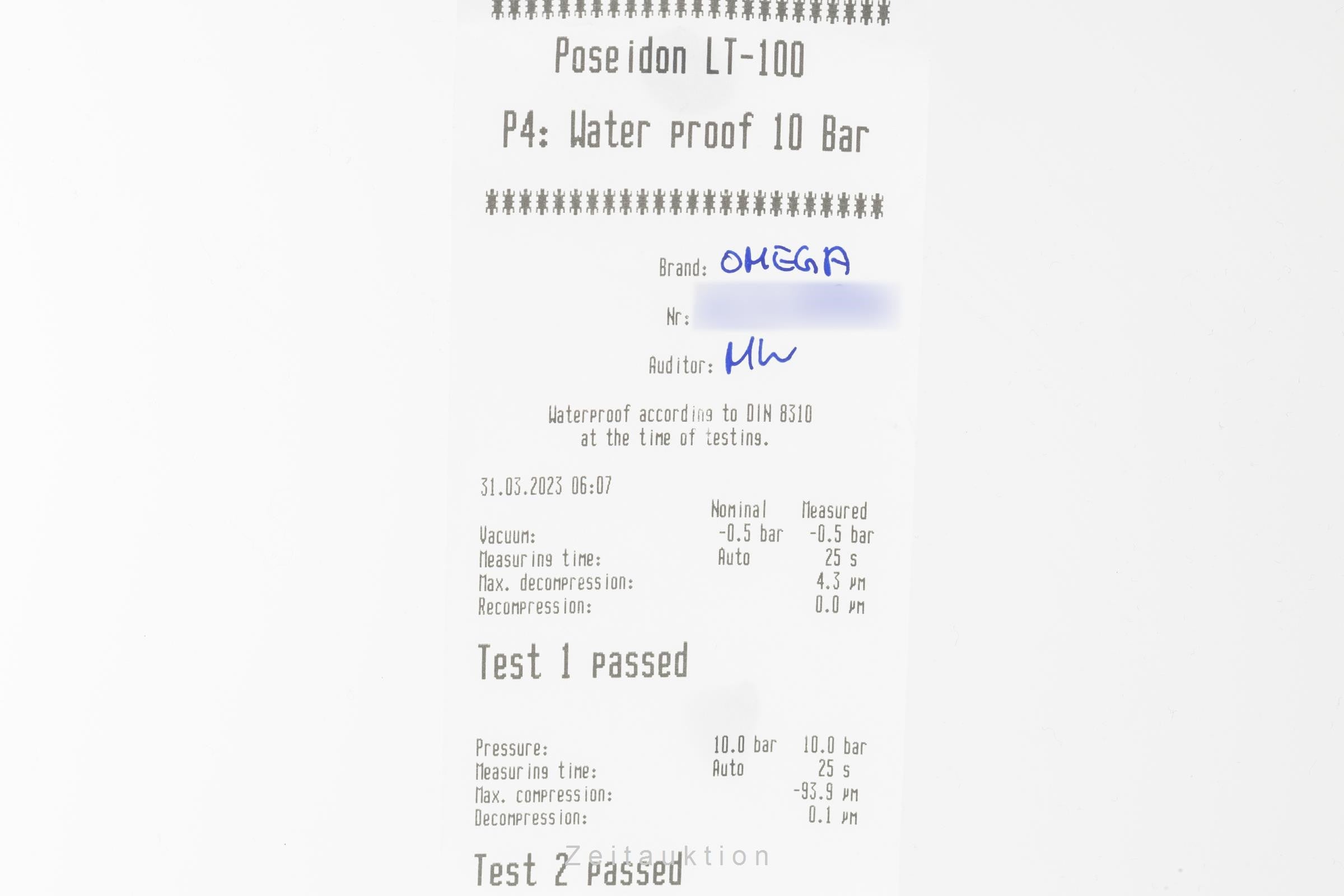 Omega Seamaster titanium automatic men's watch 210.90.42.20.01.001 LP: 10700EUR  [2300809]