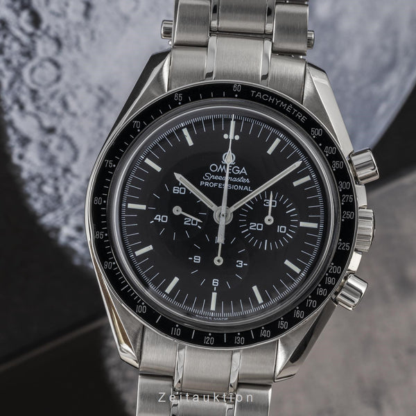 Omega Speedmaster Moonwatch cronografo acciaio carica manuale orologio da uomo 3570.50.00 LP: 8000EUR  [2300845]