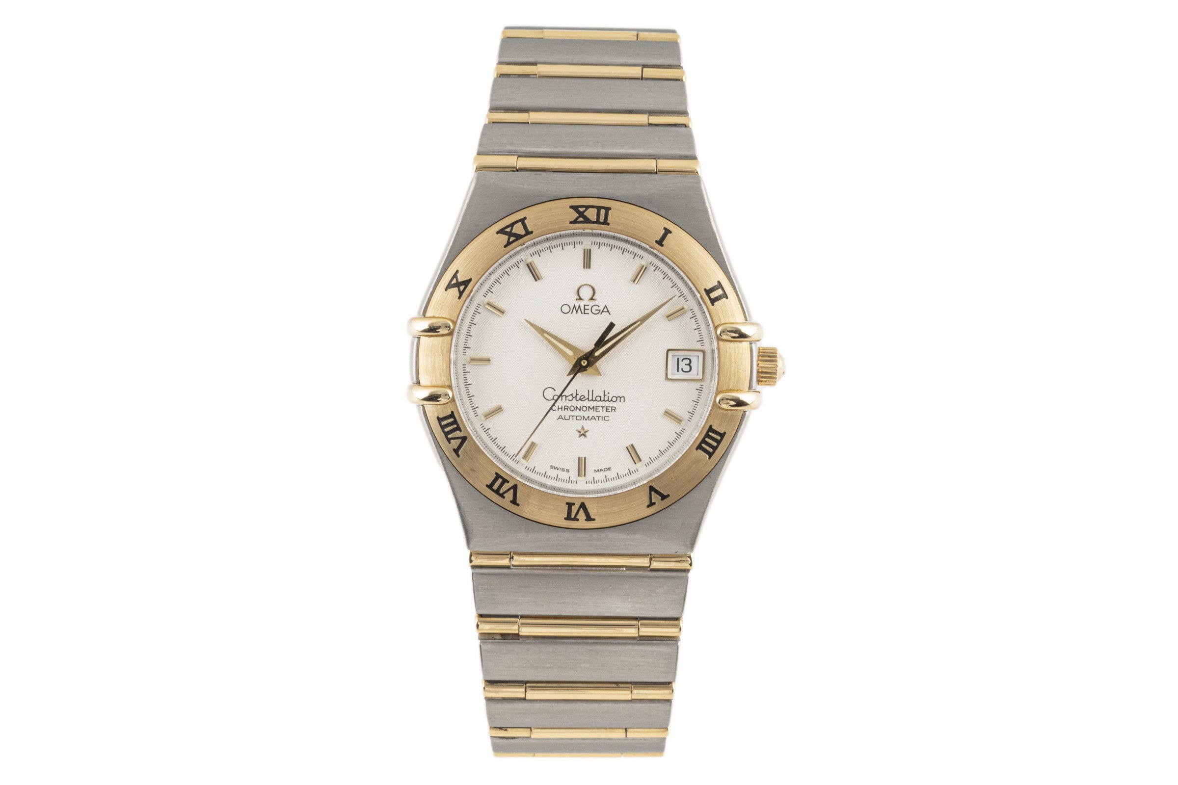 Omega Constellation steel / gold automatic men's watch 1202.30.00 LP: 9800EUR  [2300876]