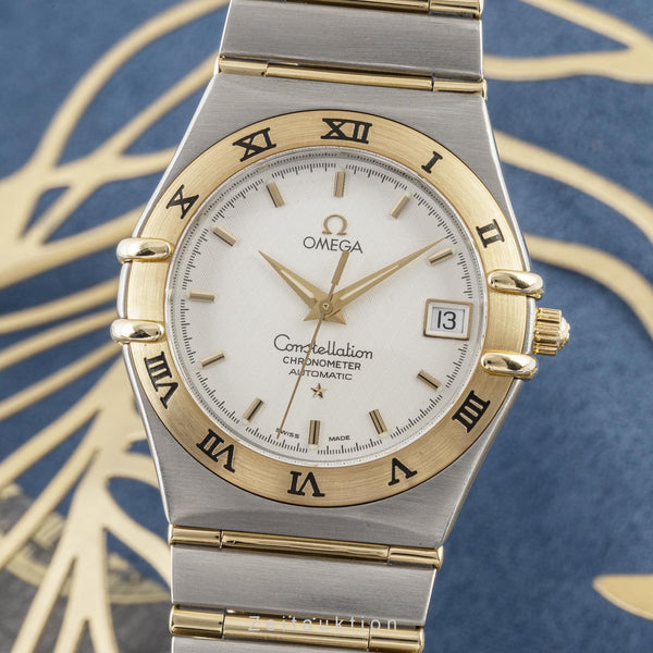 Omega Constellation steel / gold automatic men's watch 1202.30.00 LP: 9800EUR  [2300876]