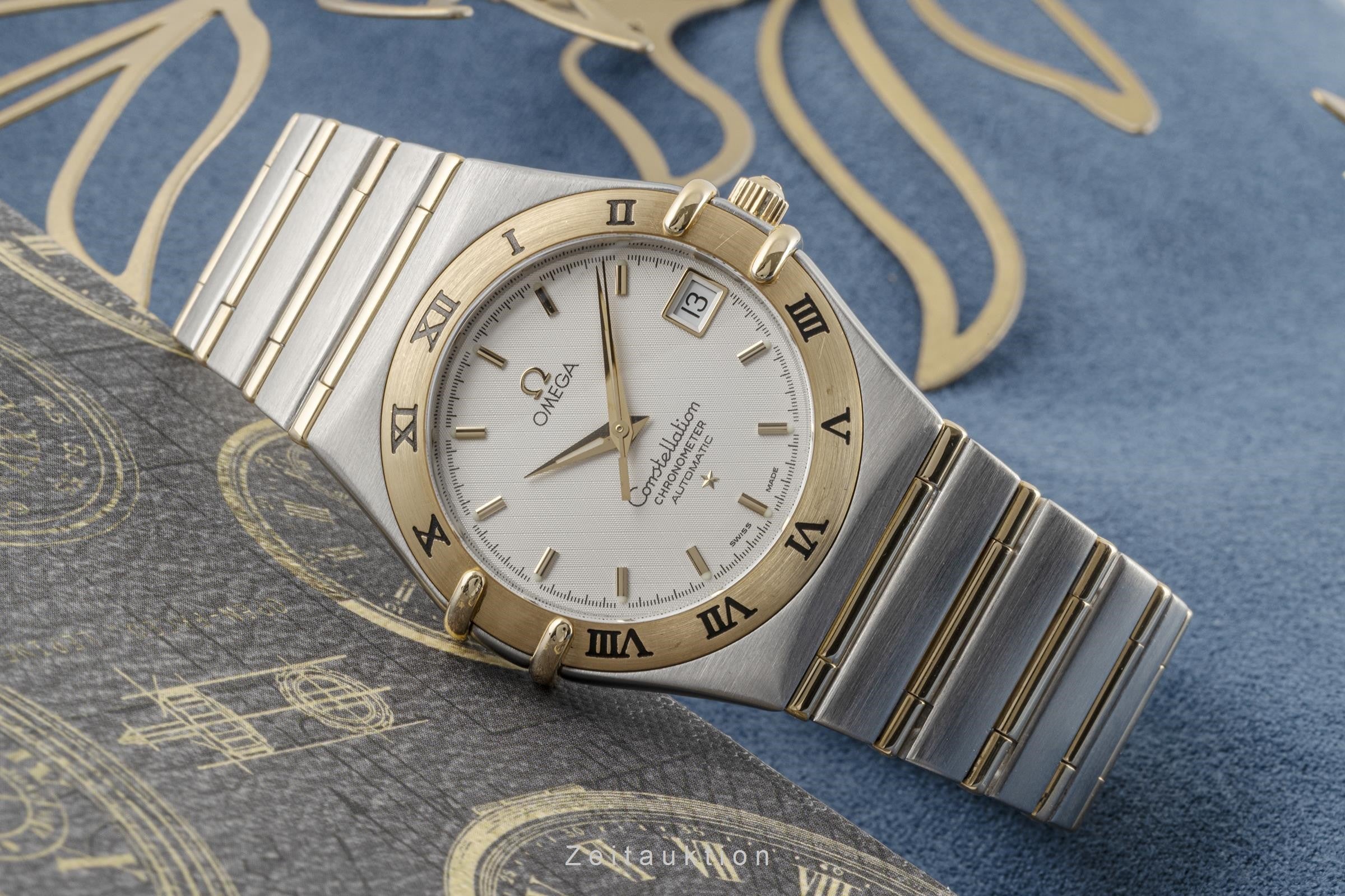 Omega Constellation steel / gold automatic men's watch 1202.30.00 LP: 9800EUR  [2300876]