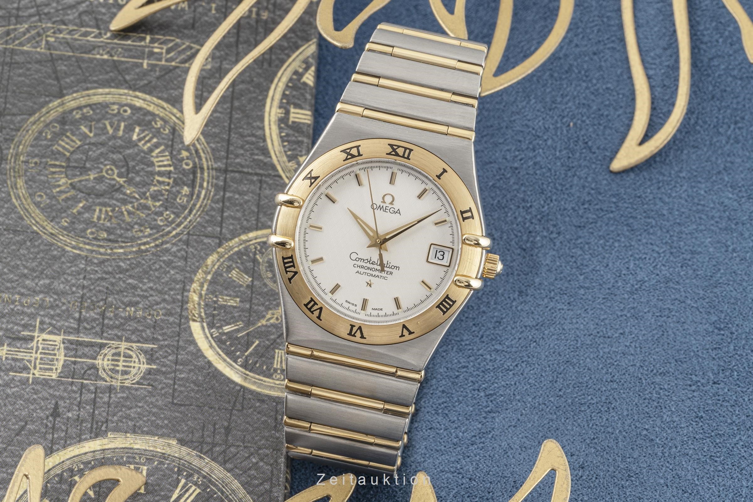Omega Constellation steel / gold automatic men's watch 1202.30.00 LP: 9800EUR  [2300876]