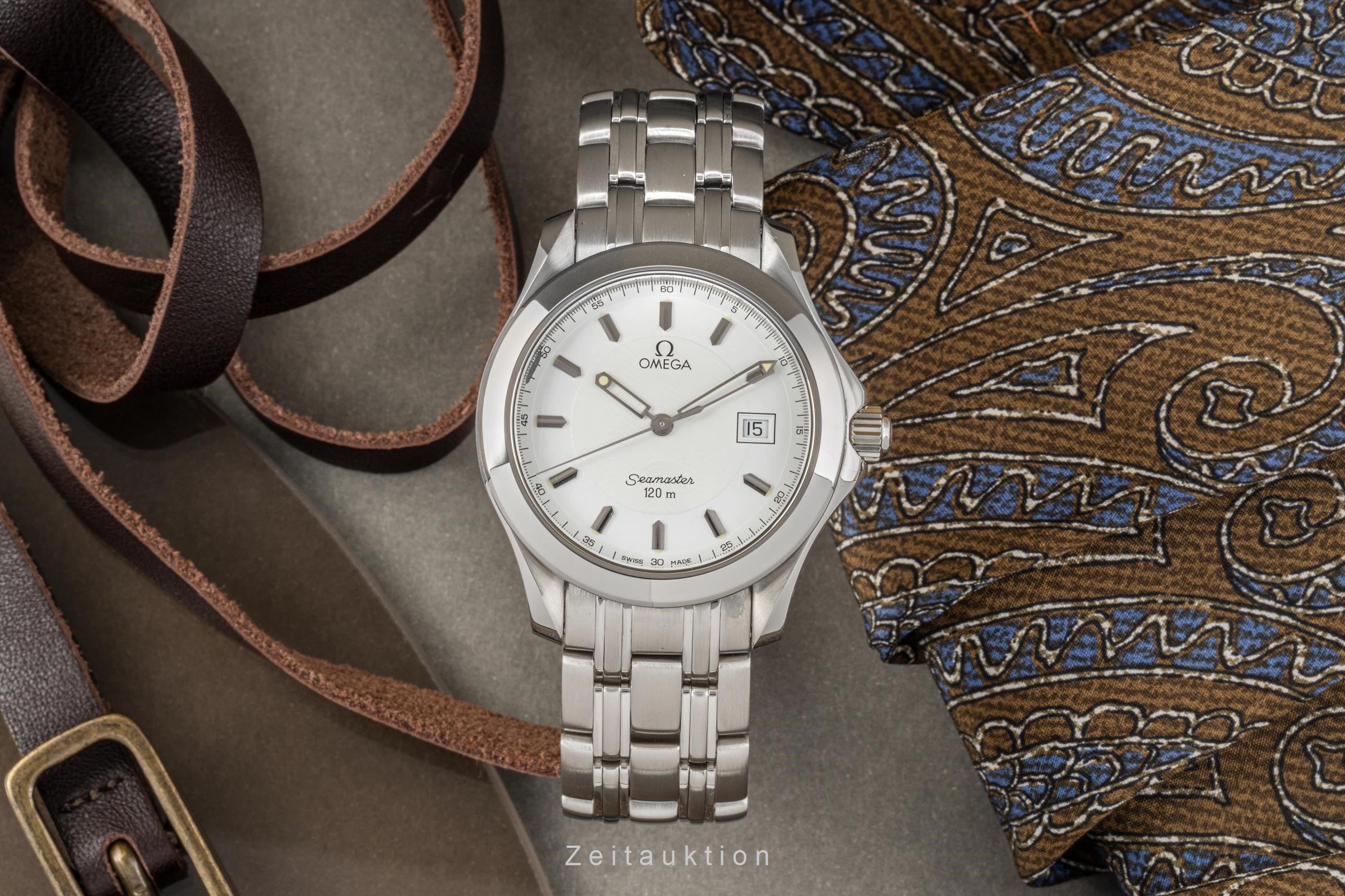 Omega Seamaster steel quartz men's watch 2511.81.00   196.1501/396.1501 LP: 3500EUR  [2300954]