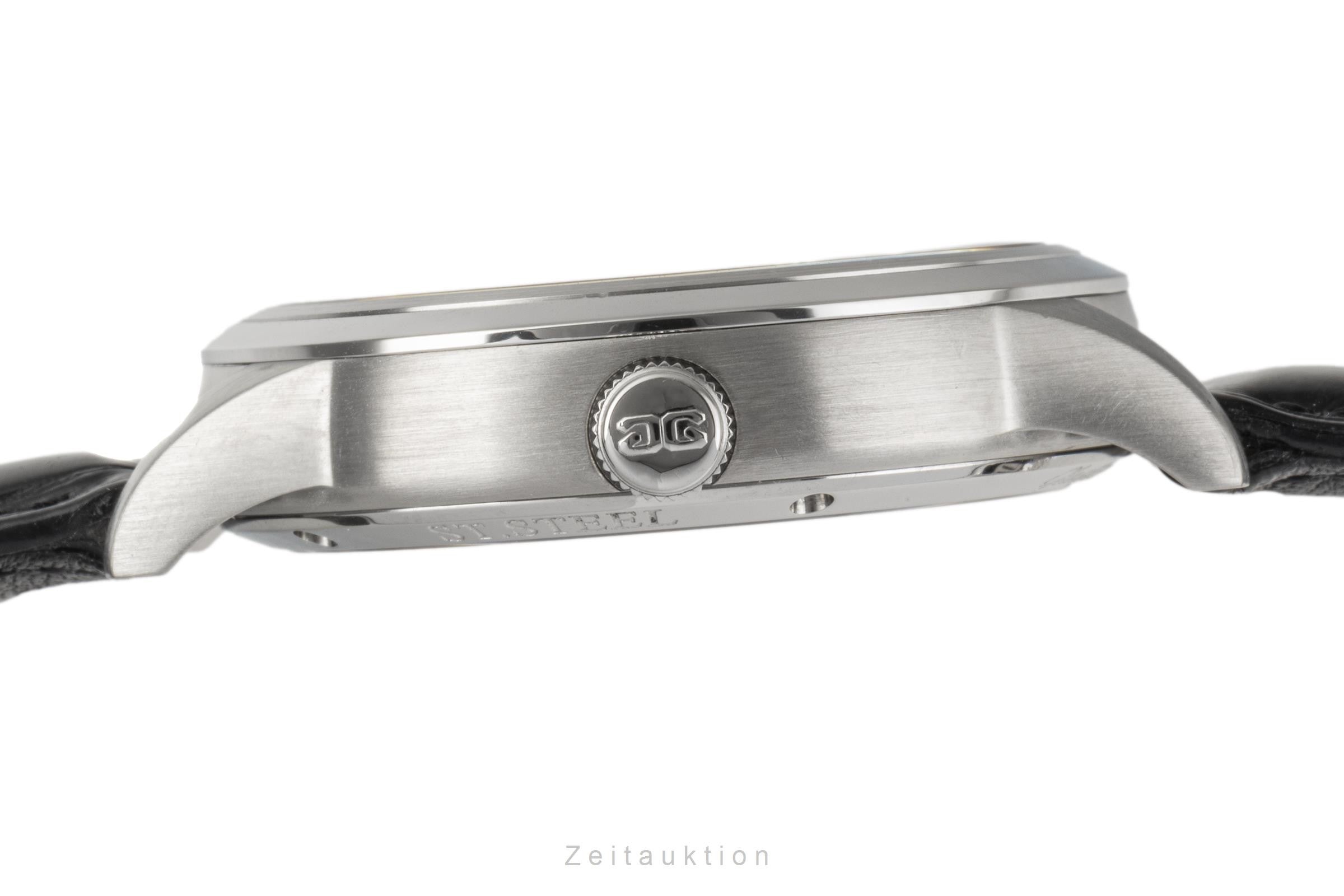 Glashütte PanoReserve Stahl Handaufzug Herrenuhr Ref. 65-01-02-02-04  [2300978]