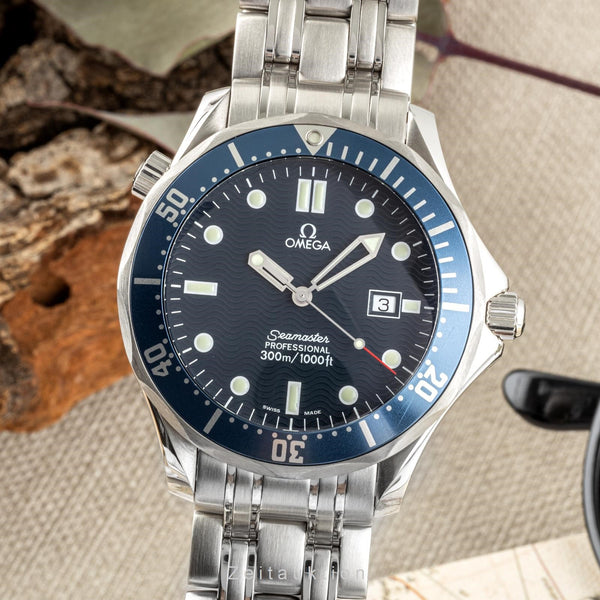 Omega Seamaster acero cuarzo reloj para caballeros 2541.80.00  [2301014]