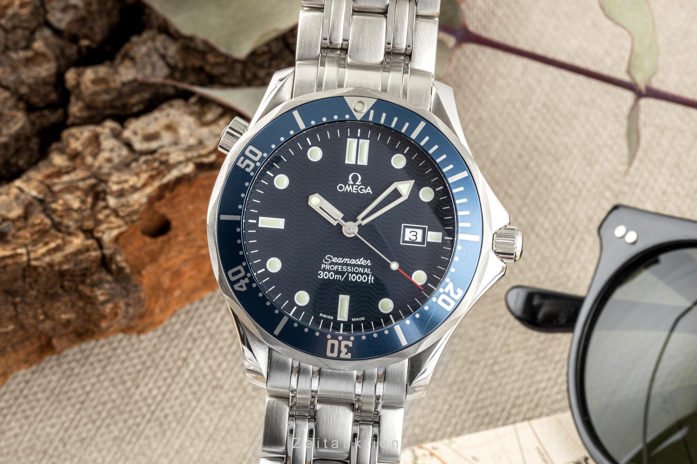Omega Seamaster steel quartz men's watch 2541.80.00  [2301014]