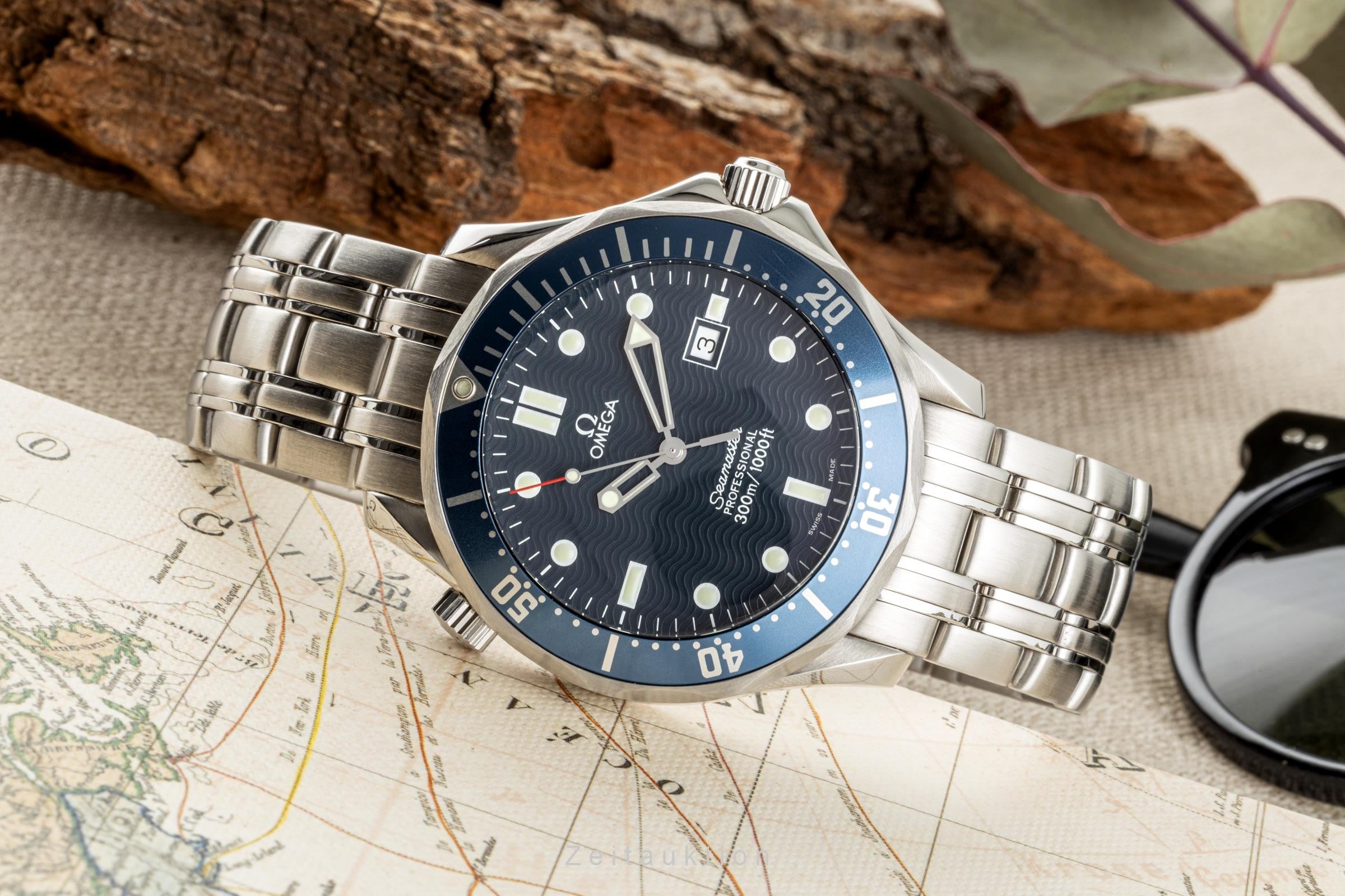 Omega Seamaster acero cuarzo reloj para caballeros 2541.80.00  [2301014]