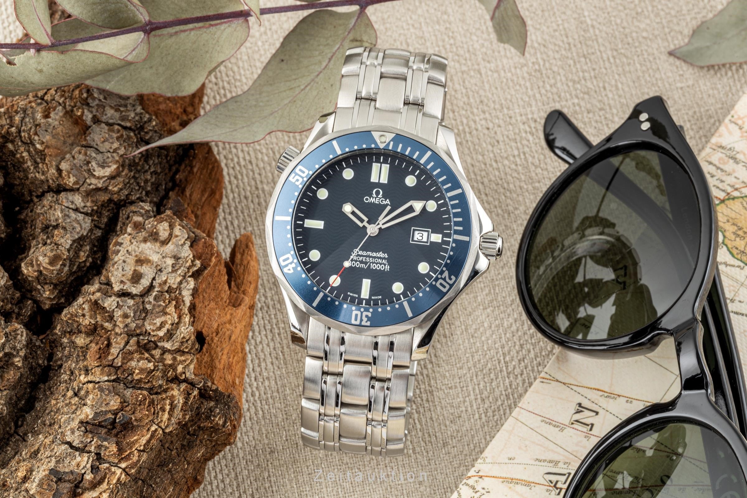 Omega Seamaster acero cuarzo reloj para caballeros 2541.80.00  [2301014]