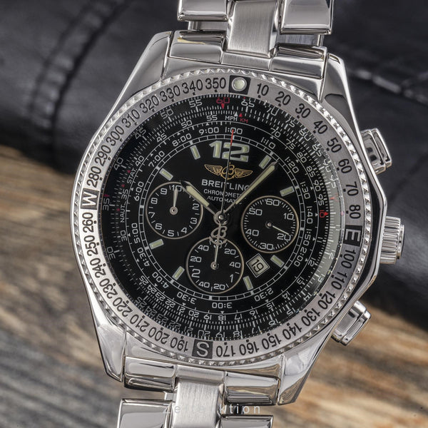 Breitling B2 Chronograph Edelstahl Automatik Herrenuhr Ref. A42362 Klassiker [2301023]