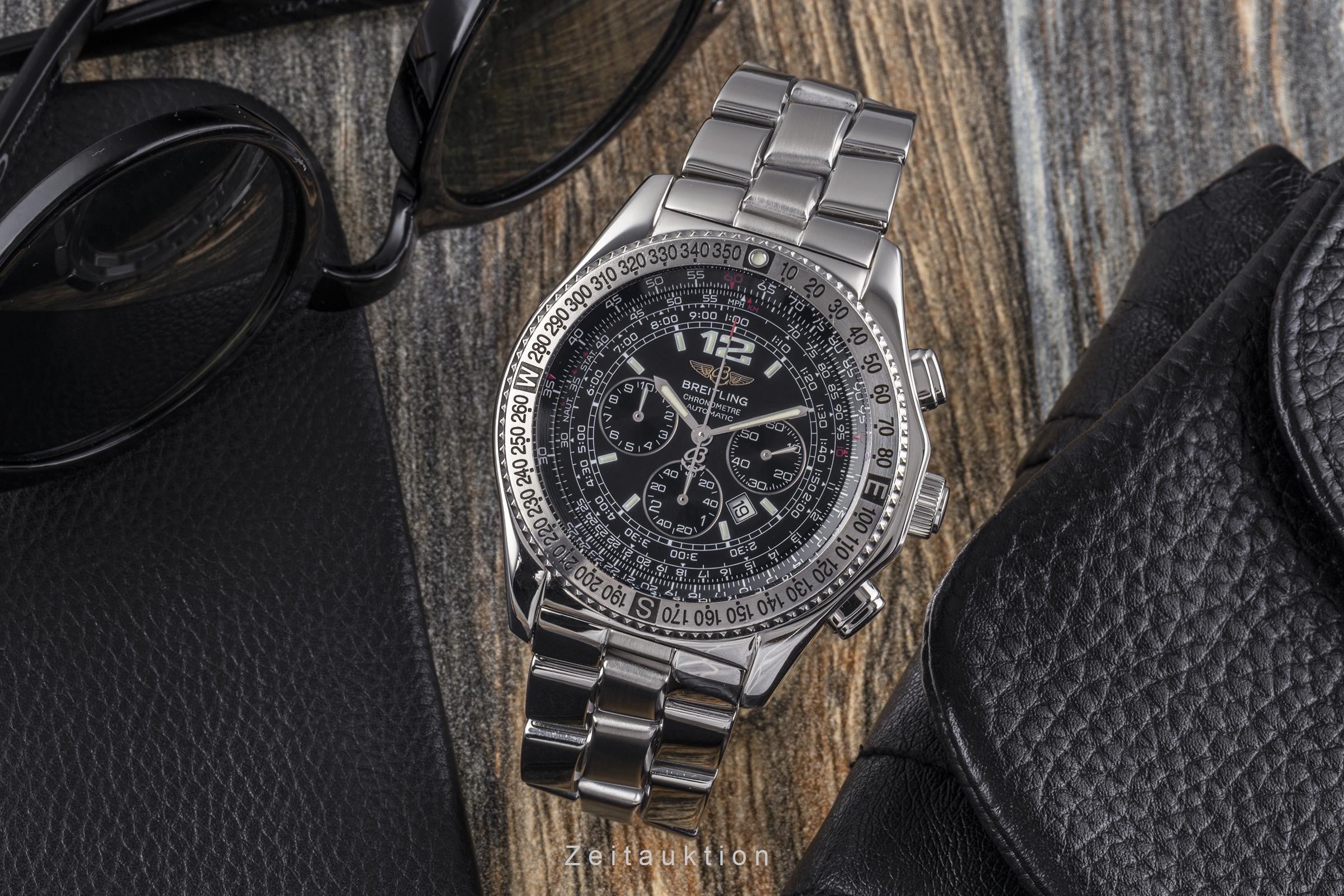 Breitling B2 Chronograph Edelstahl Automatik Herrenuhr Ref. A42362 Klassiker [2301023]