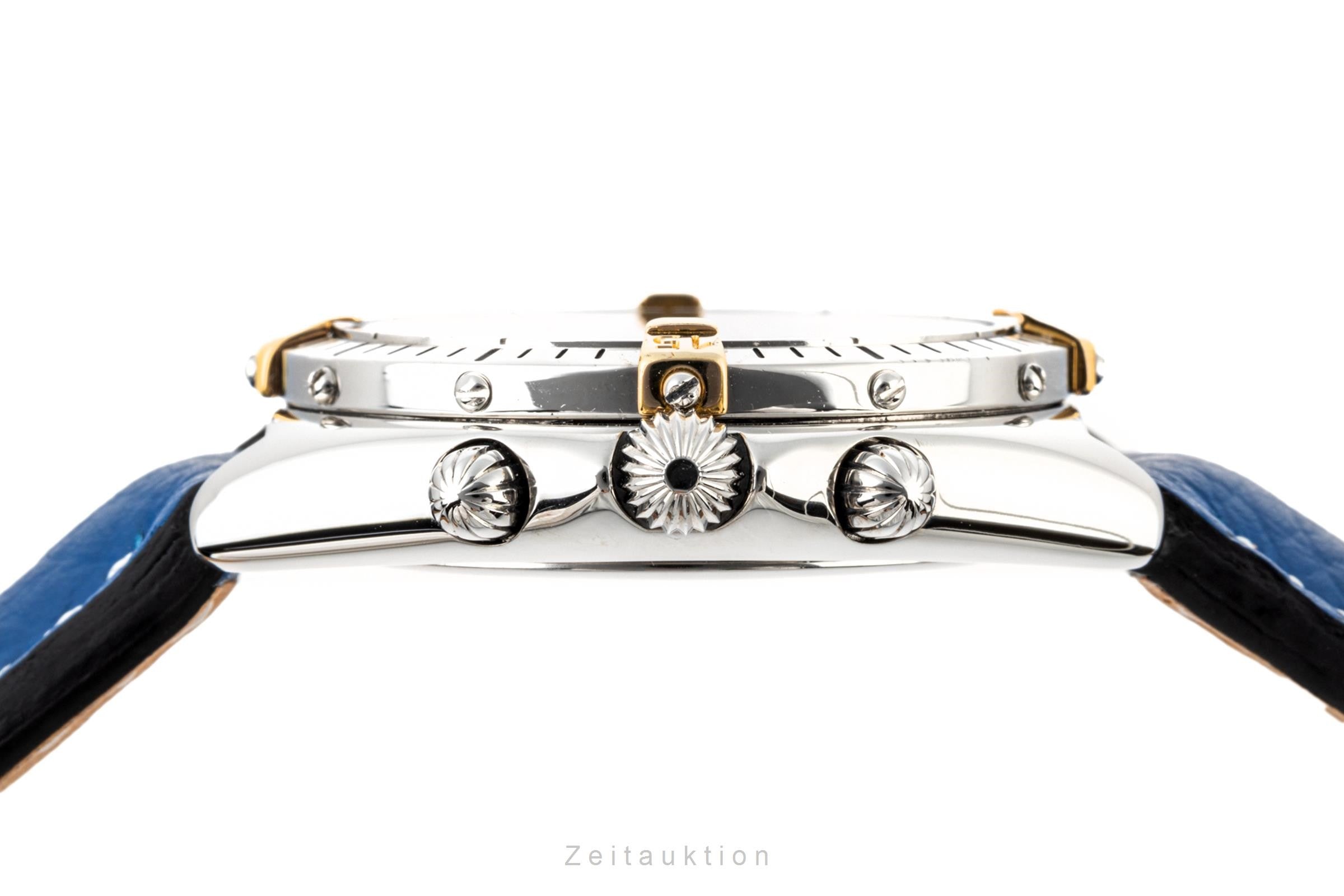 Breitling Sextant Chronograph Stahl / Gold Quarz Herrenuhr Ref. B55047 Klassiker [2301024]