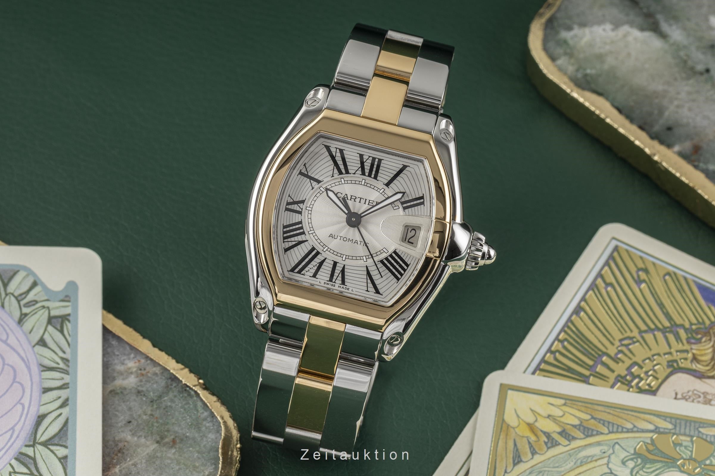 Cartier Roadster steel / gold automatic Kal. 3110 Ref. W62031Y4