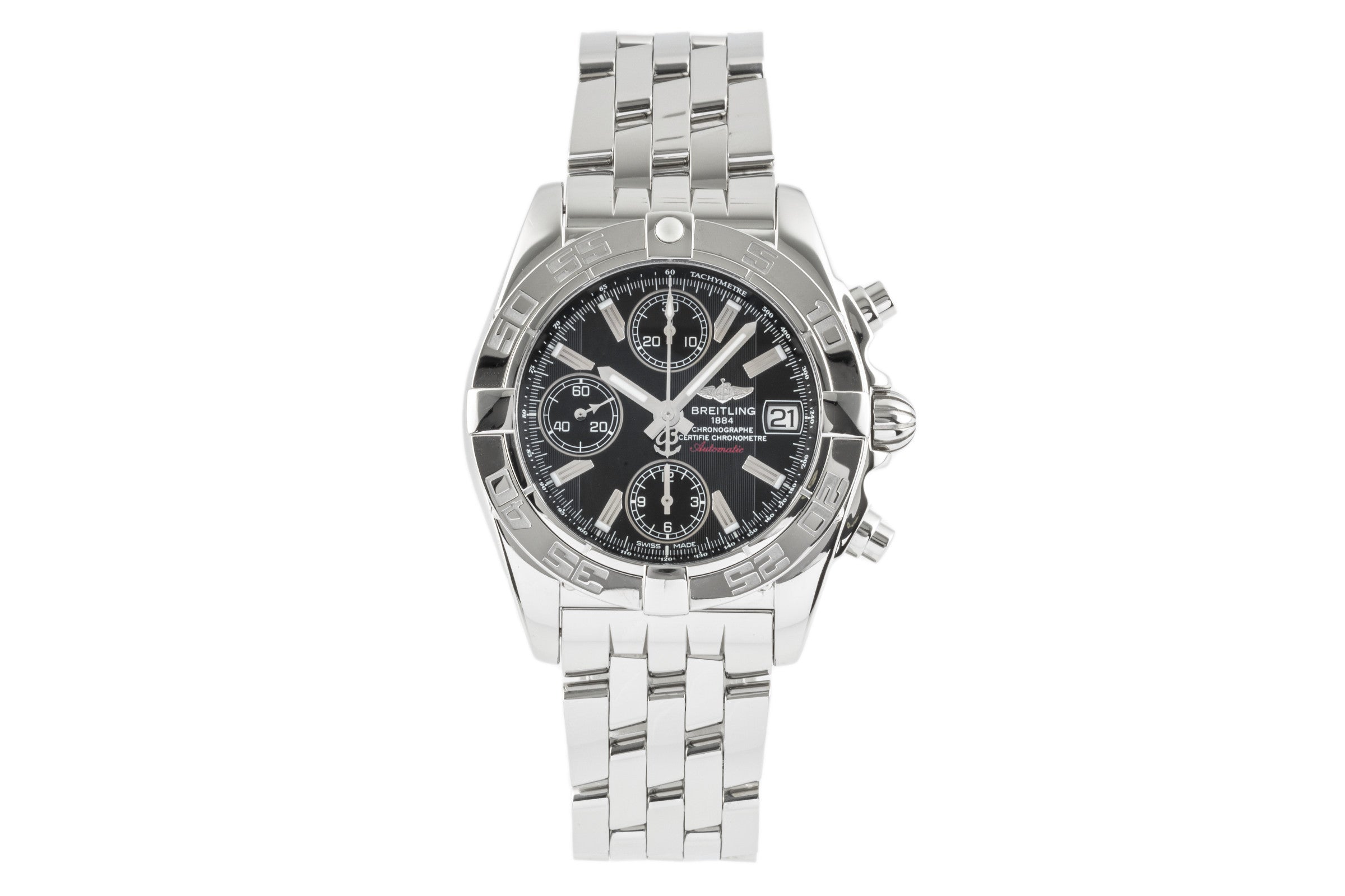 Breitling Galactic chronograph steel automatic men's watch A13358  [2301140]