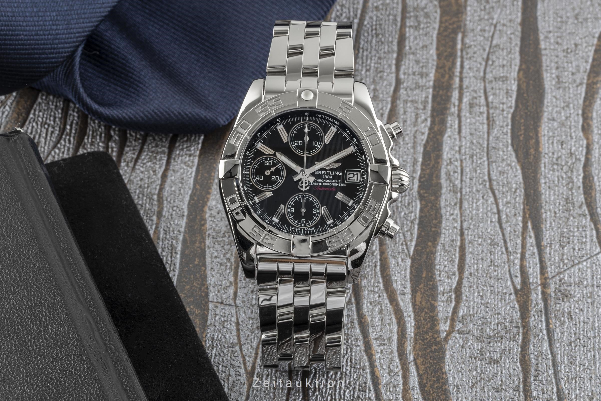 Breitling Galactic chronograph steel automatic men's watch A13358  [2301140]