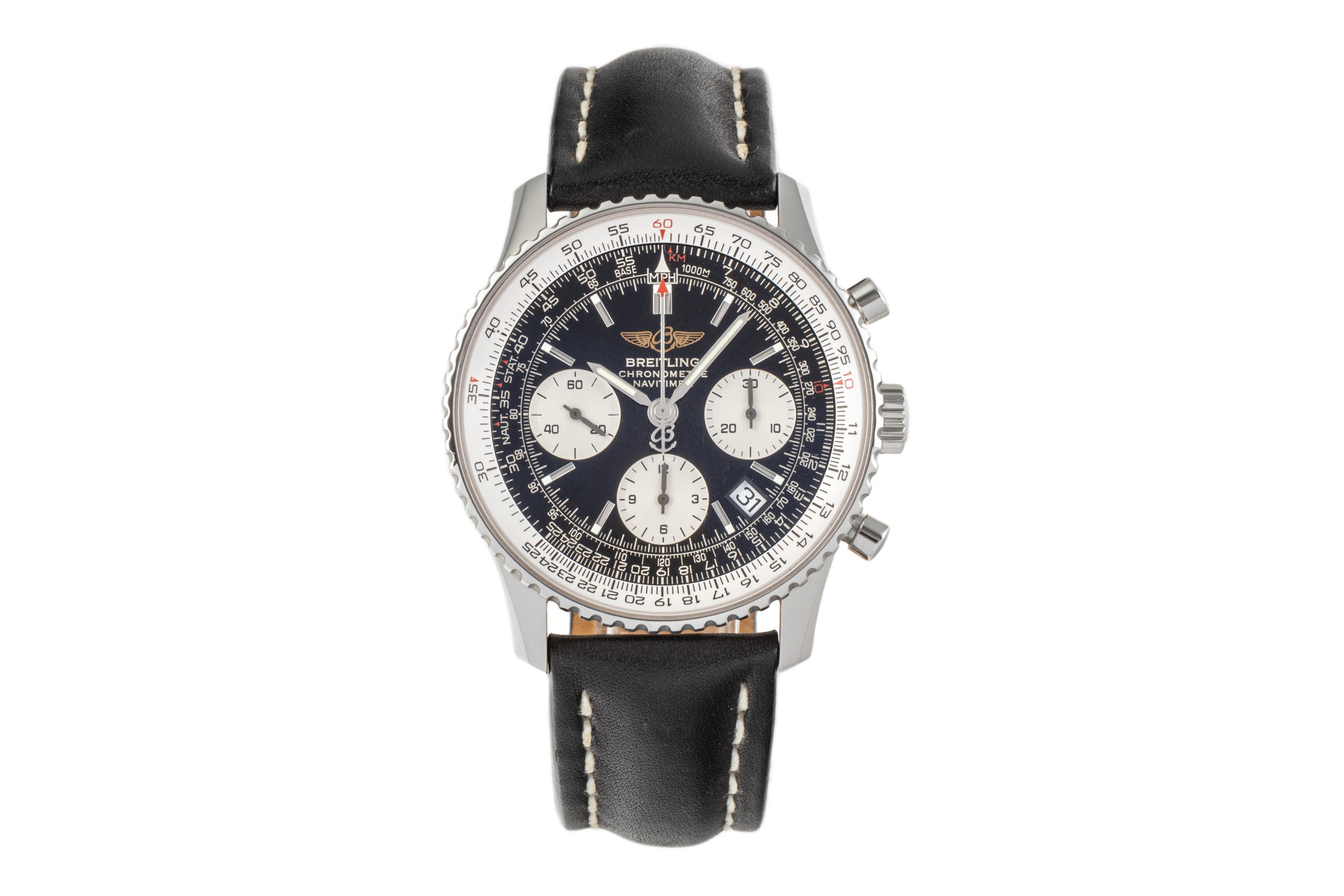 Breitling Navitimer cronógrafo acero automático reloj para caballeros A23322 LP: 8700EUR  [2301150]