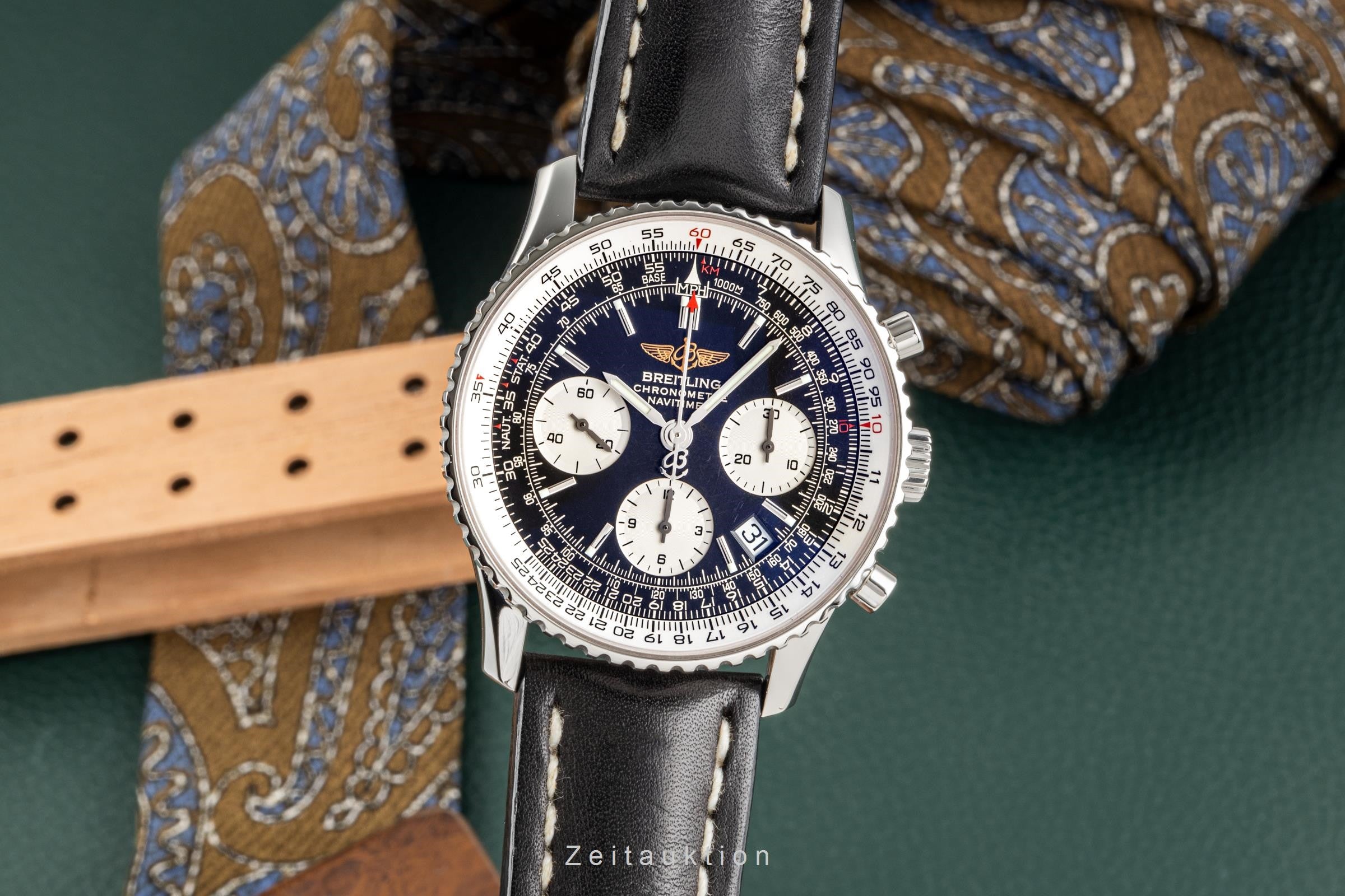Breitling Navitimer chronograph steel automatic Kal. B23 Ref