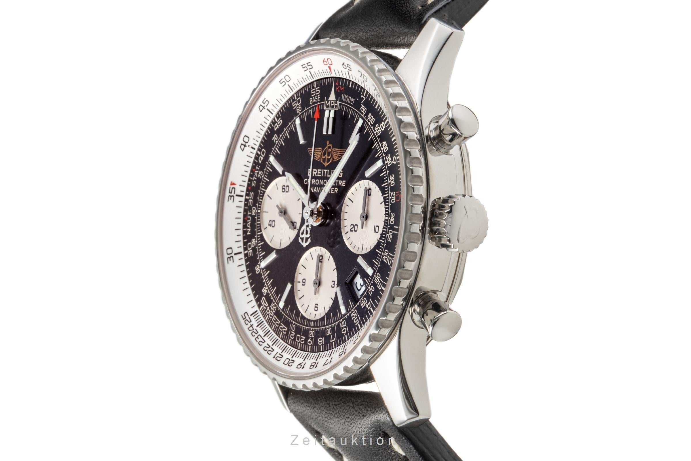 Breitling Navitimer cronógrafo acero automático reloj para caballeros A23322 LP: 8700EUR  [2301150]